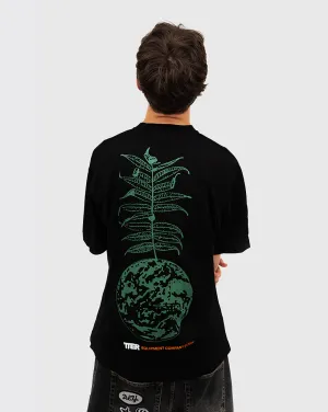 "Utility Filling Butter Goods Earth Shirt - Black