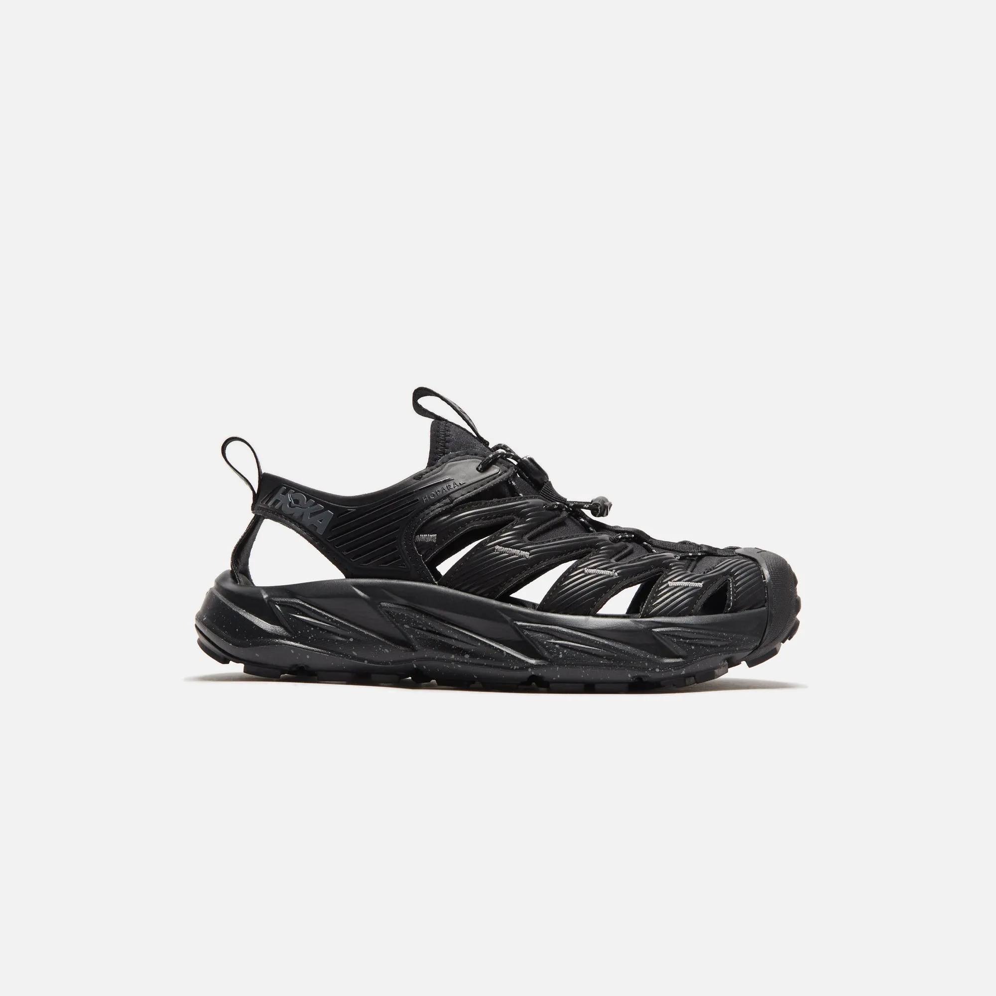 Hoka Hopara - Black / Castlerock Comfortable Water Ski Wading Shoes Straight Slippers