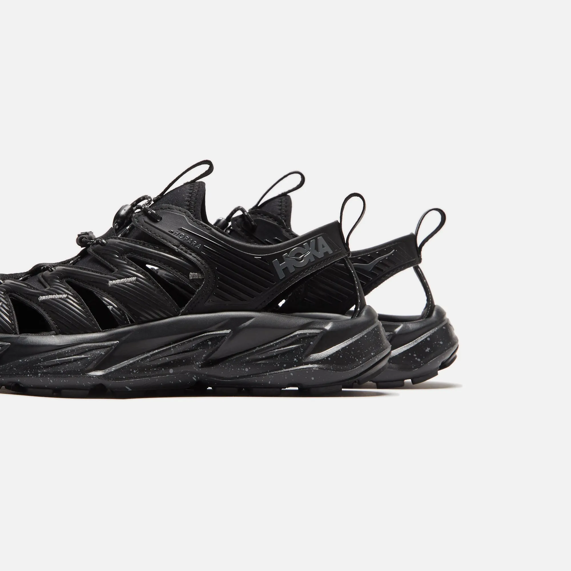 Walking Hoka Hopara - Black / Castlerock