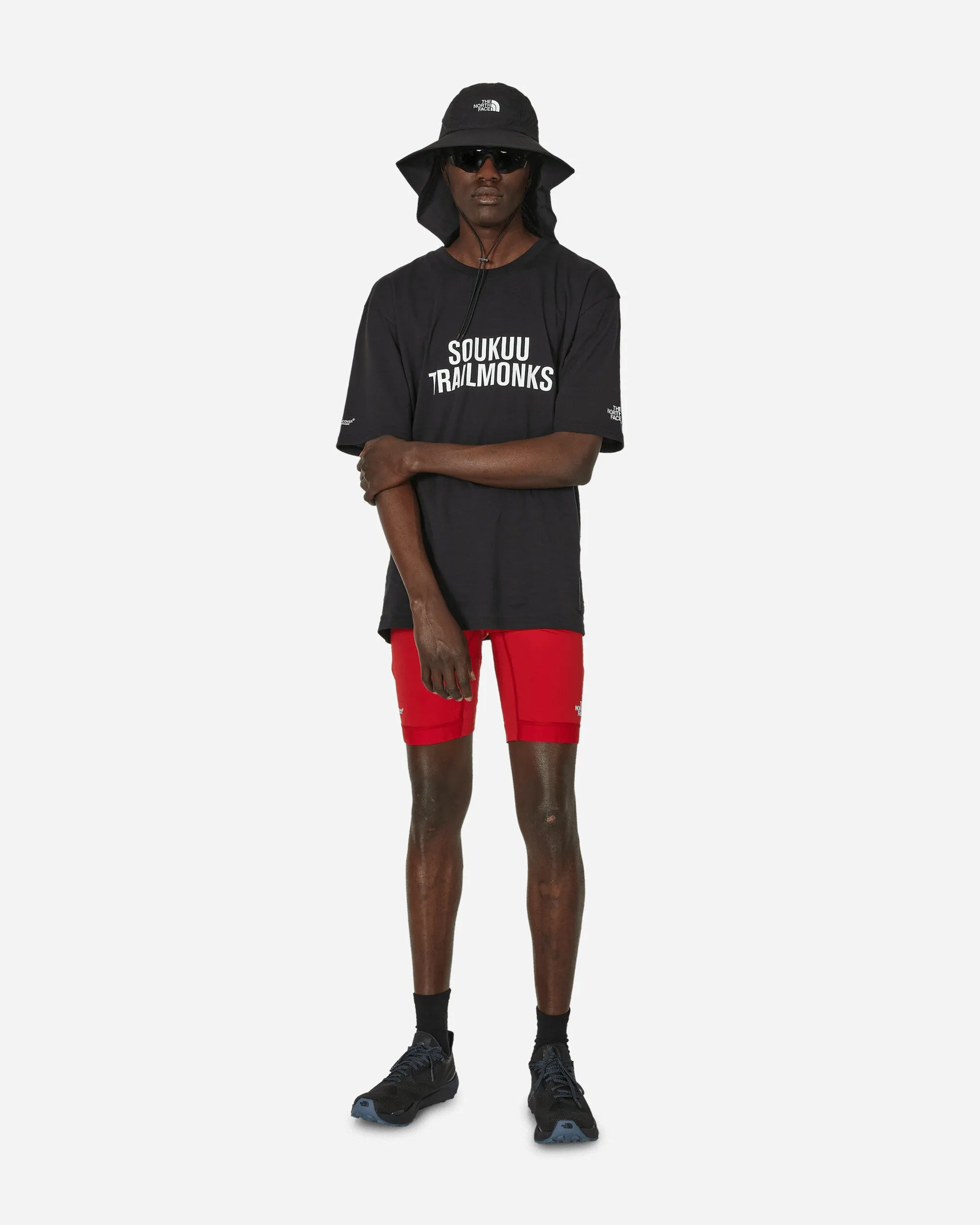 Hood With Beaded Geography Kit Undercover Soukuu Trail Run Utility Shorts Tights Chili Pepper Red