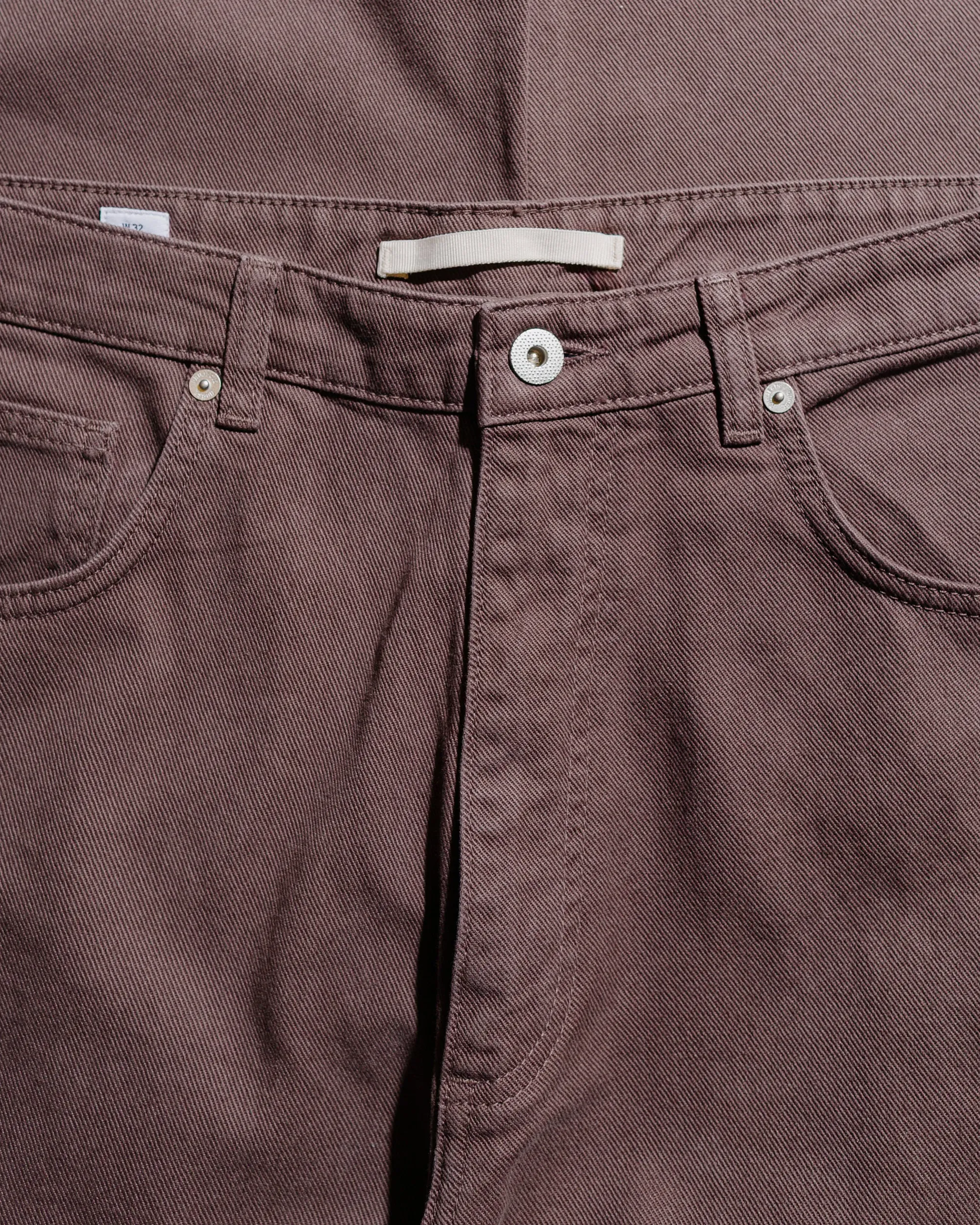 Norse Projects Mogens Relaxed 5 Pocket Heavy Twill Seal Brown Padded Ankles