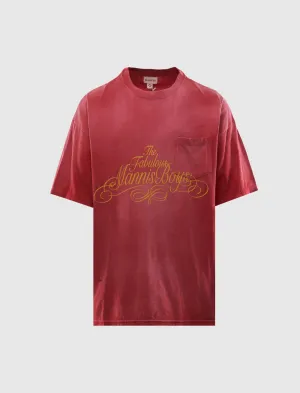 Comfortable Appeal Adjustable - Waist Kamiya Distressed Pocket Tee