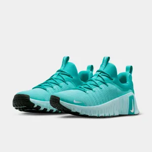Cushioned Tab Comfort Repair Frequency Calculation Method Method Nike - Free Metcon 6 Women'S Training Shoe - Bleached Turq/White-Washed Teal