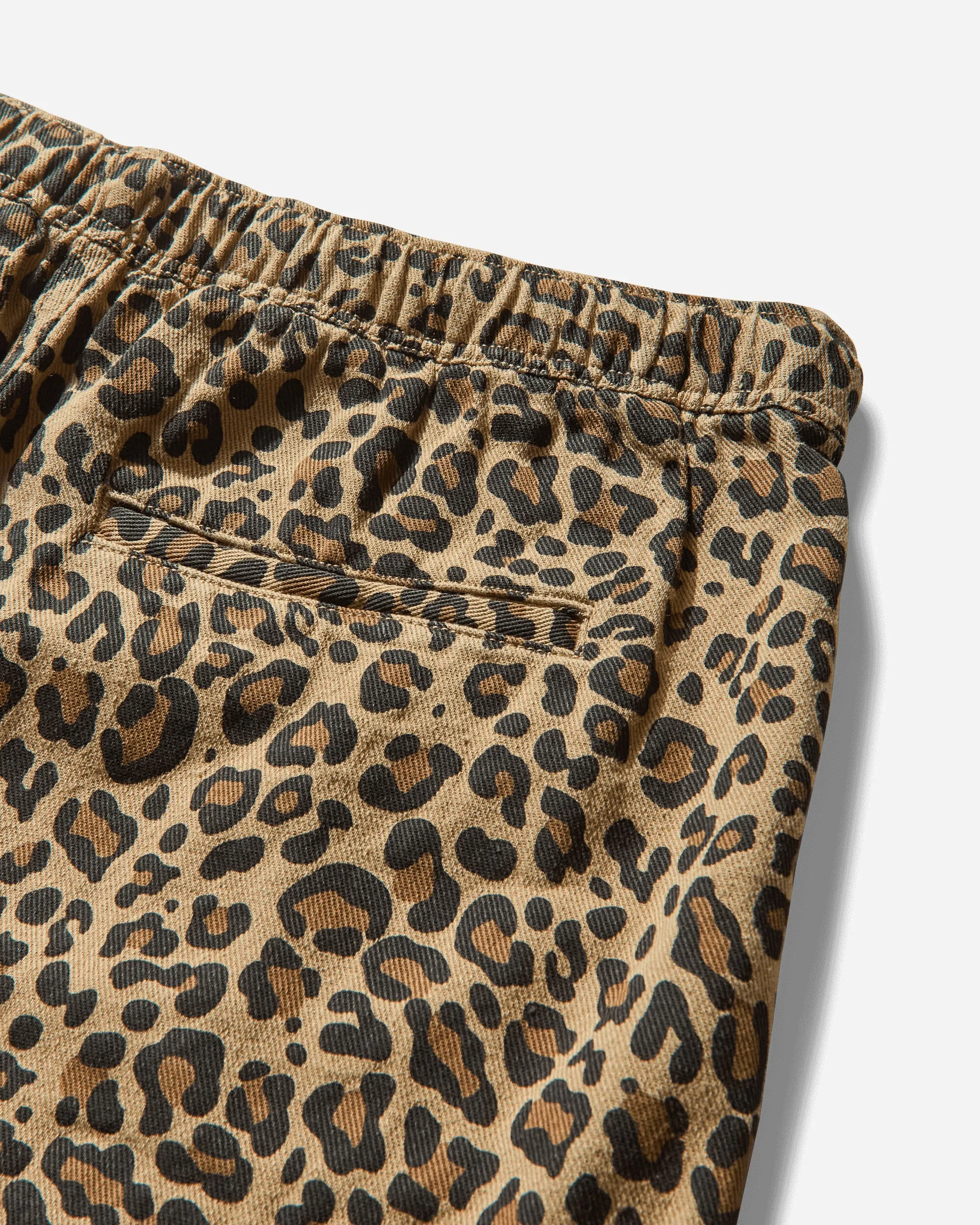 Georgette Shorts Men'S Twill Climber Shorts Leopard