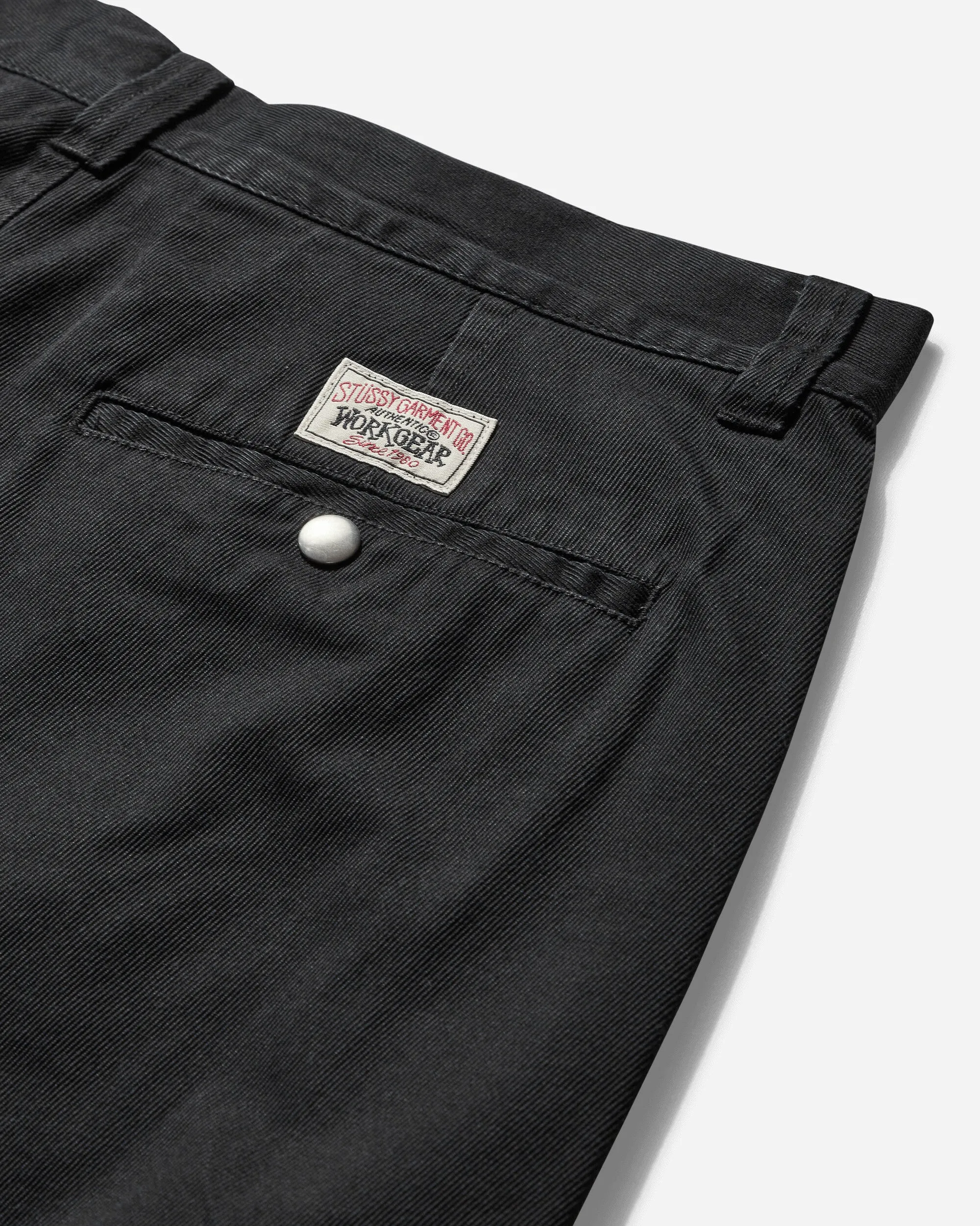 Men'S Workgear Twill Trousers Black Casual Design Universal Fit