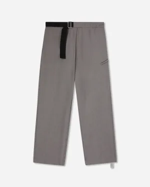 Men'S Regs Pants Gray Upper Asymmetrical Hemming