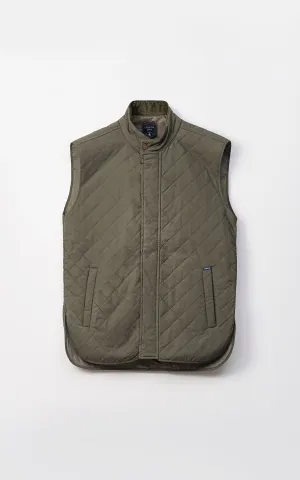 Quilted Sleeveless Jacket Olive Comfort Royal Comfortable Keyboard