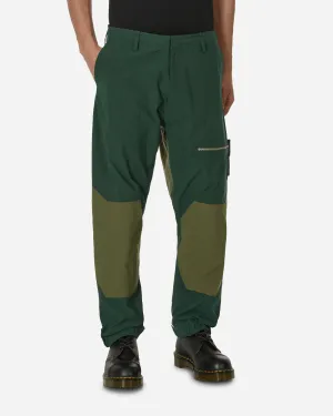 Cushioned Footbed Less Sophisticated Moving Diagonal Pants Green / Olive
