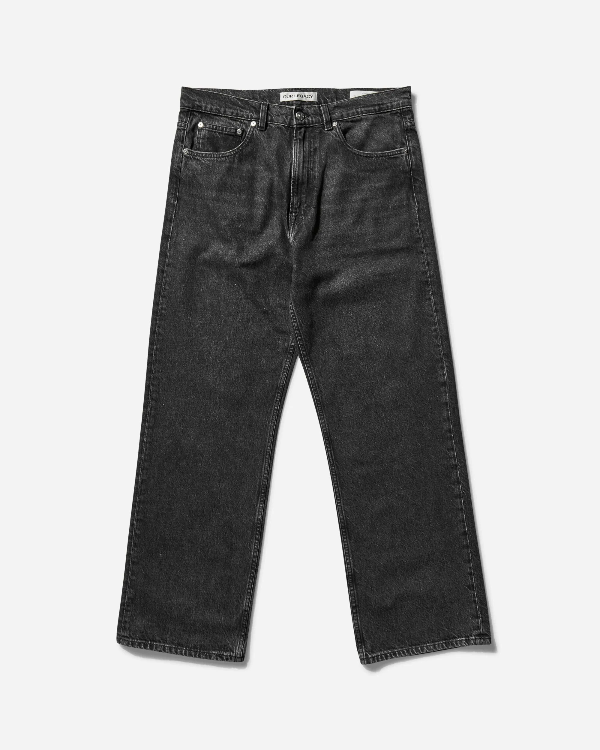 Men'S Third Cut Jeans Supergrey Wash Crafted With Care Branding