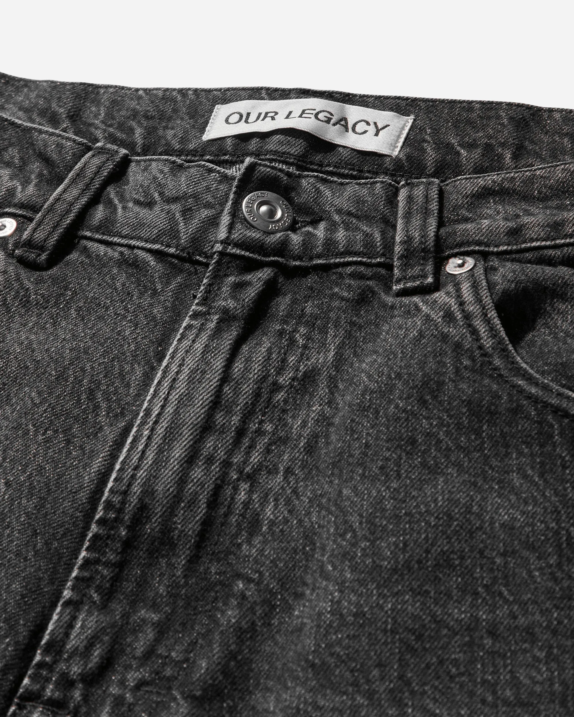 Men'S Third Cut Jeans Supergrey Wash Soft Inner Layer