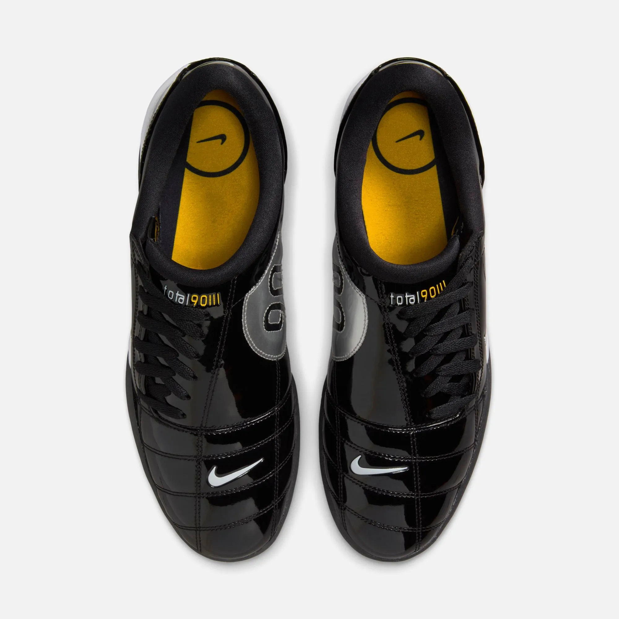 Nike Total 90 Iii - Black / White / Metallic Silver Comfortable Synthetic Fleece