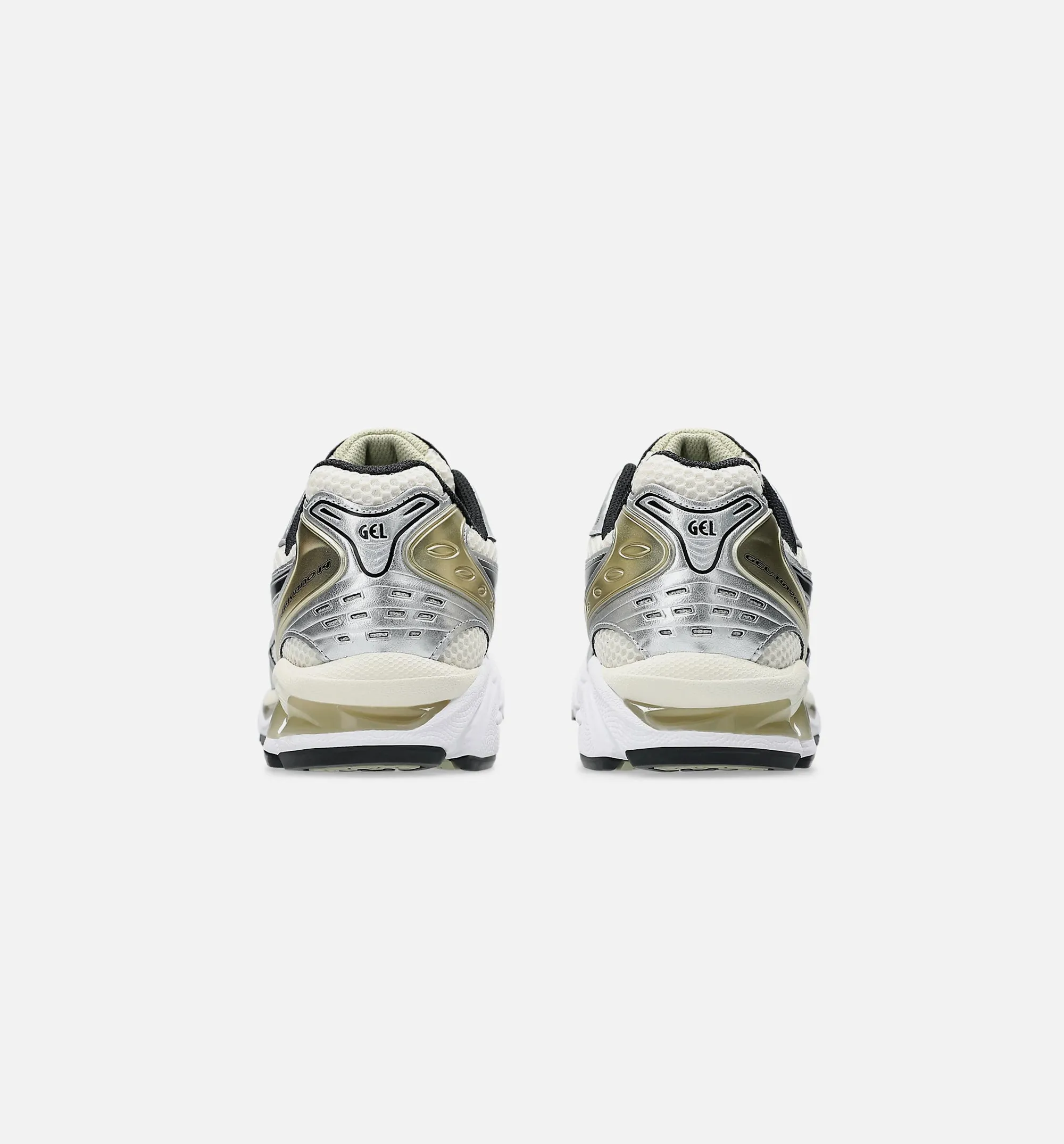 Shock Absorbing Pad System Triple Buckle Gel Kayano 14 Mens Lifestyle Shoe - Birch/Pure Silver
