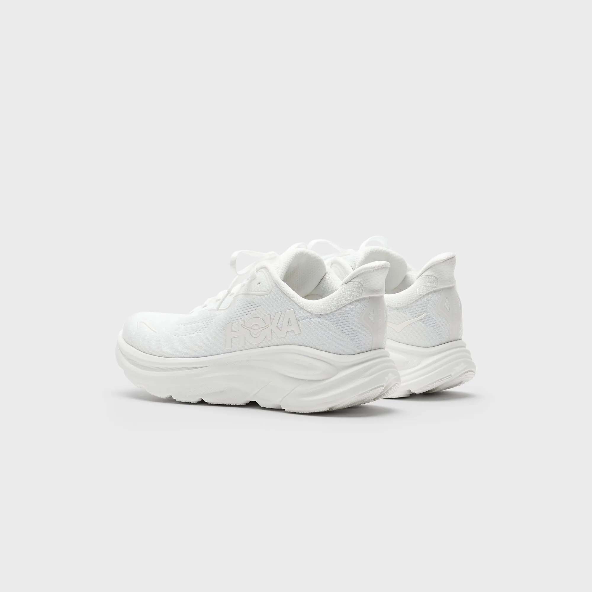 Comfortable Wedding Shoes Anti-Slip Collection Set Group Ensemble Hoka Clifton 10 - White