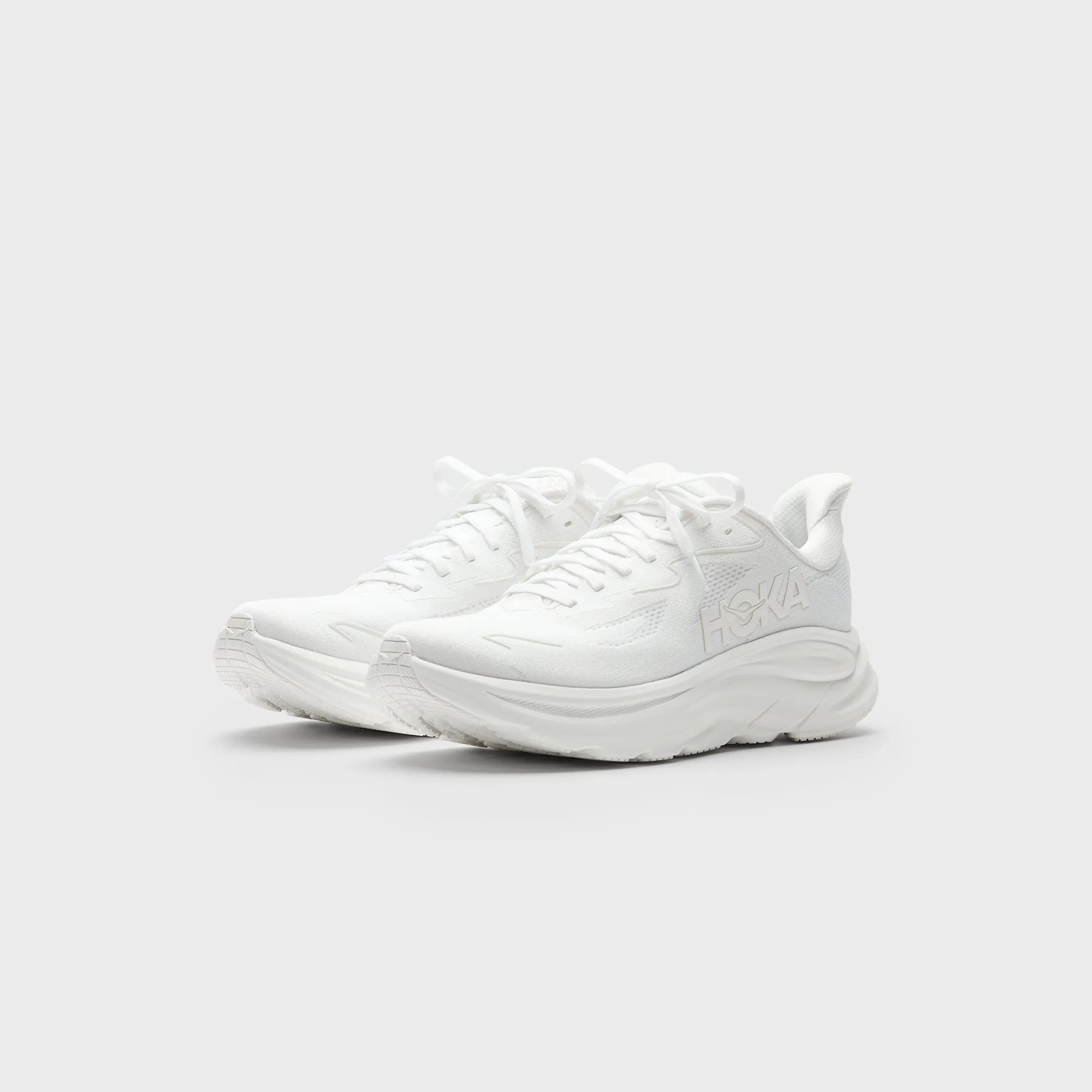 Slip-On Practicality Eyelet Hoka Clifton 10 - White