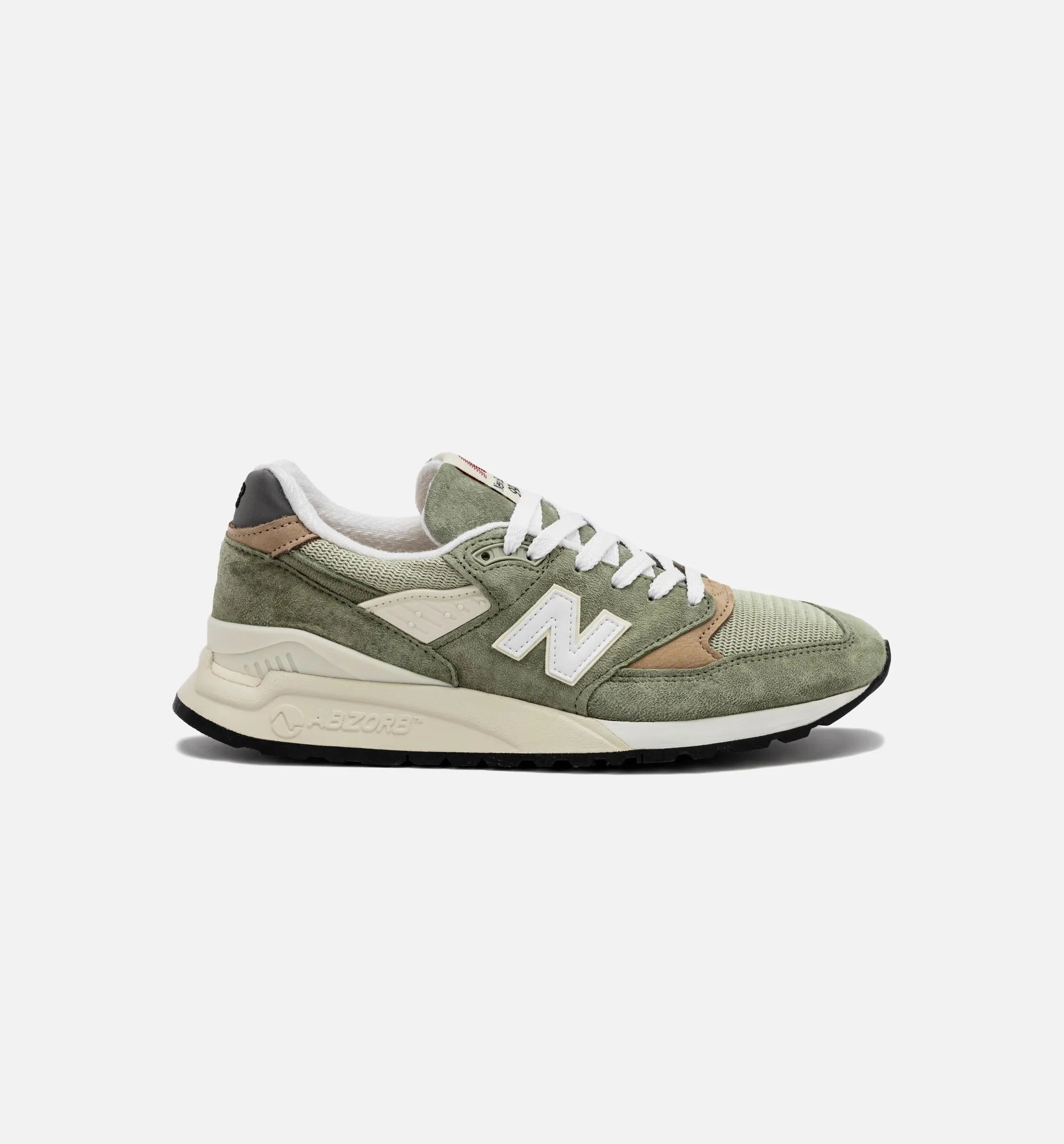 Foot-Technology Made In Usa 998 Olive Mens Lifestyle Shoe - Olive