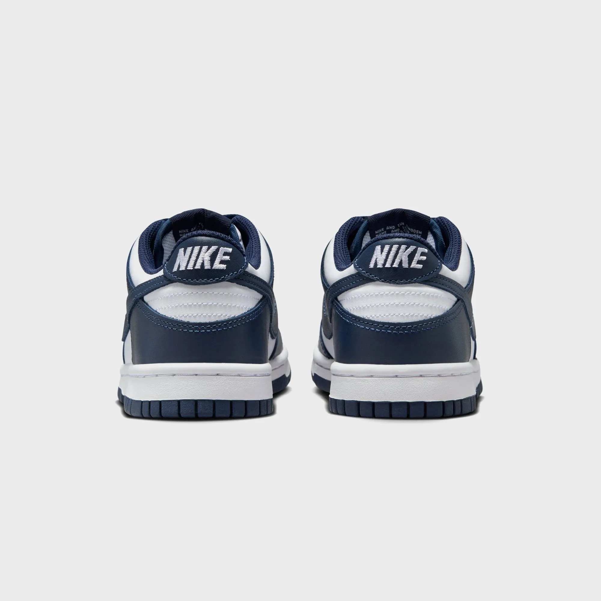 High Elasticity Mesh Nike Gs Dunk Low - White / Midnight Navy