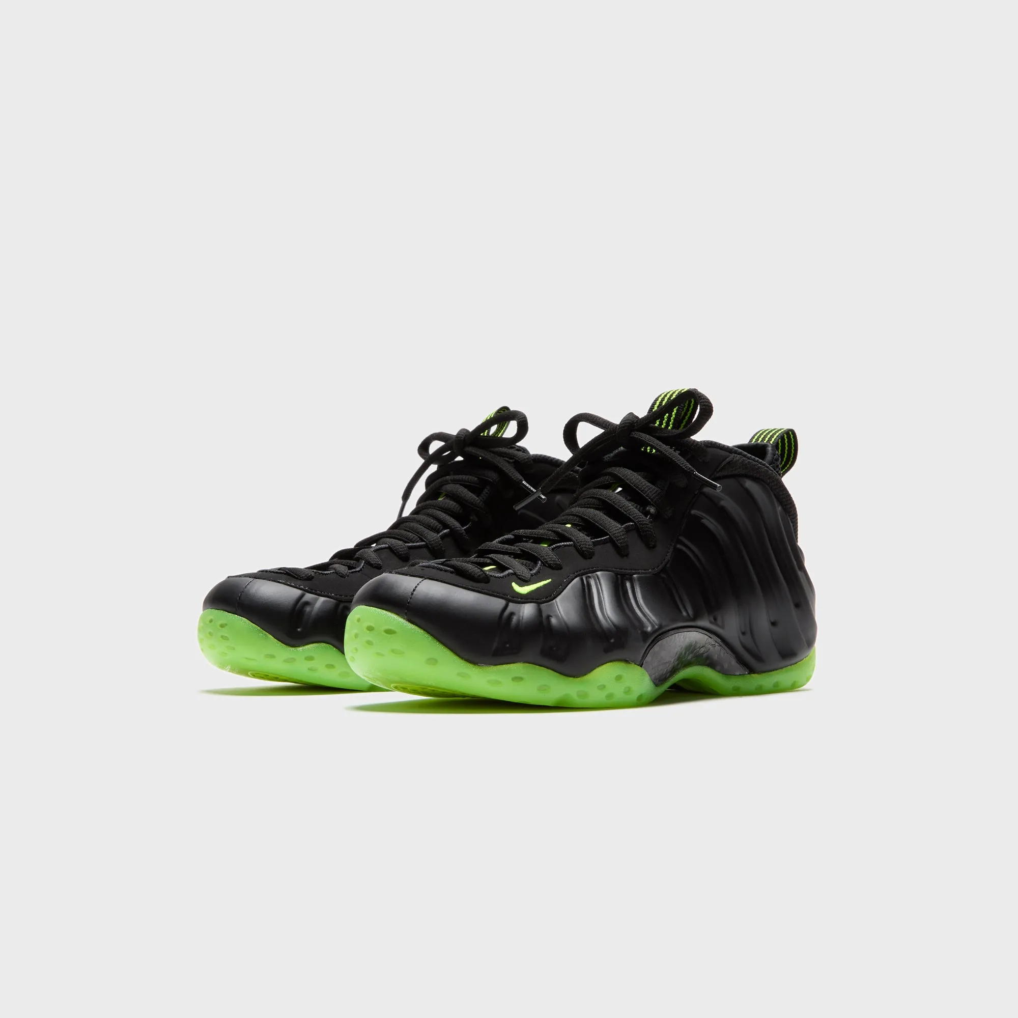 Nike Air Foamposite One - Black / Volt Flexible Polyurethane Comfort Worthwhile