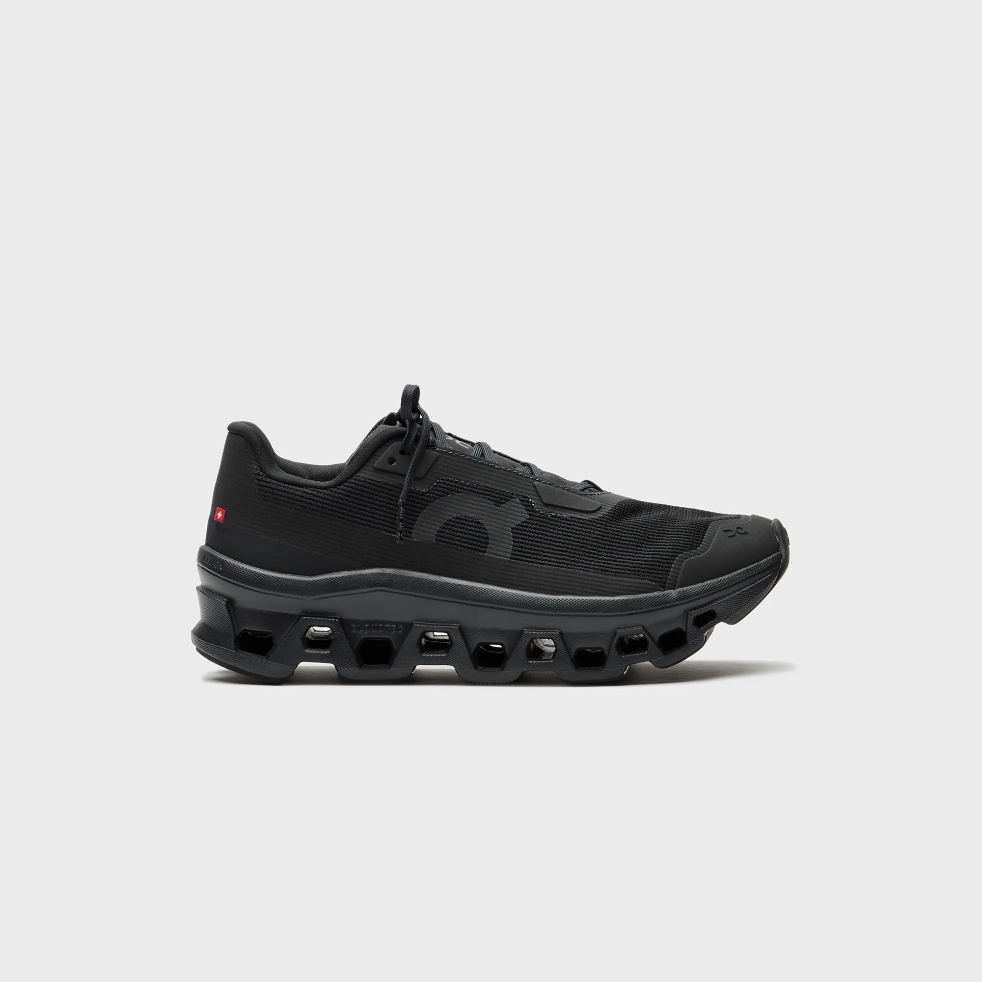 Comfortable Synthetic Upper On Running Wmns Cloudmonster - Void Black