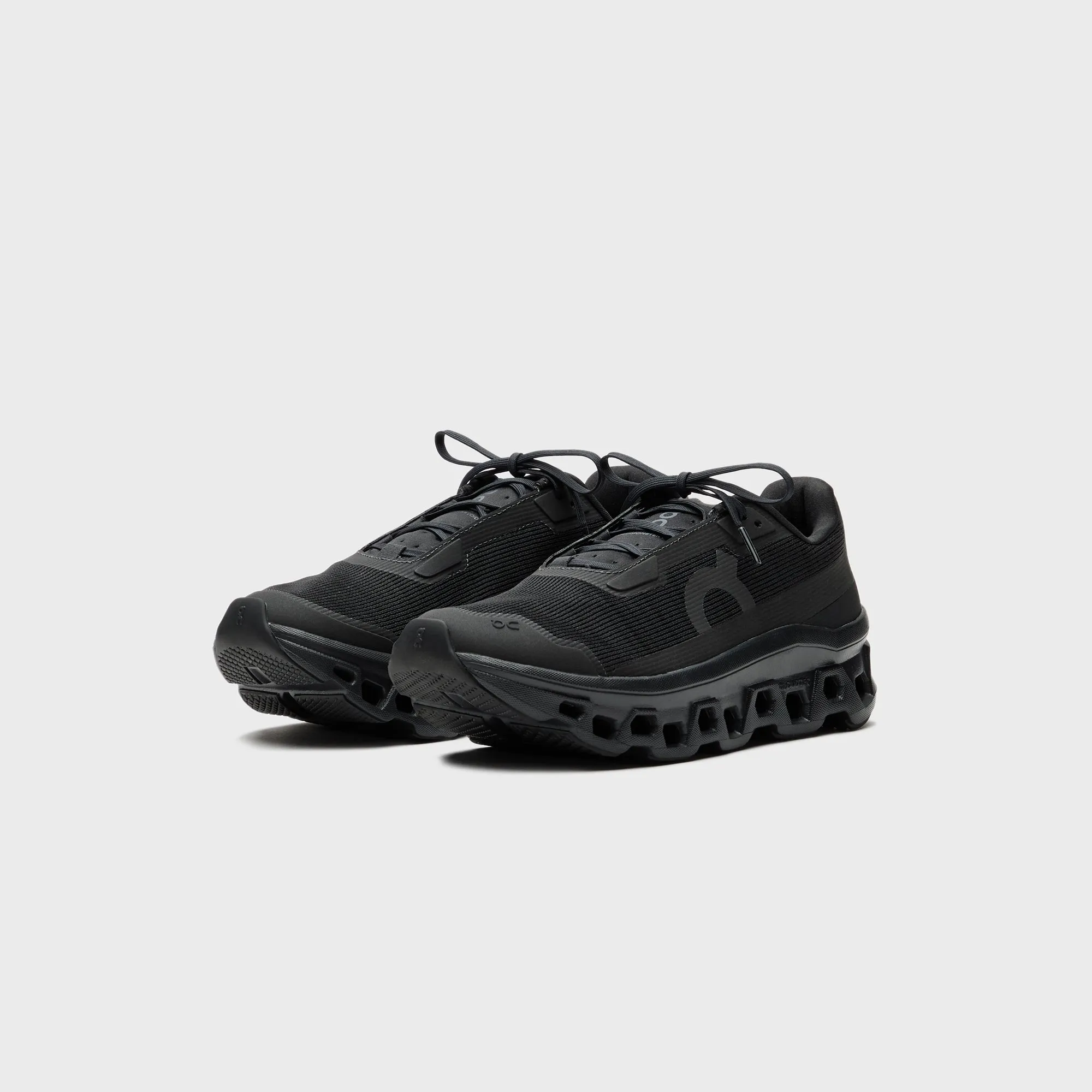 On Running Wmns Cloudmonster - Void Black Comfortable Cushioning System Ventilation Ability