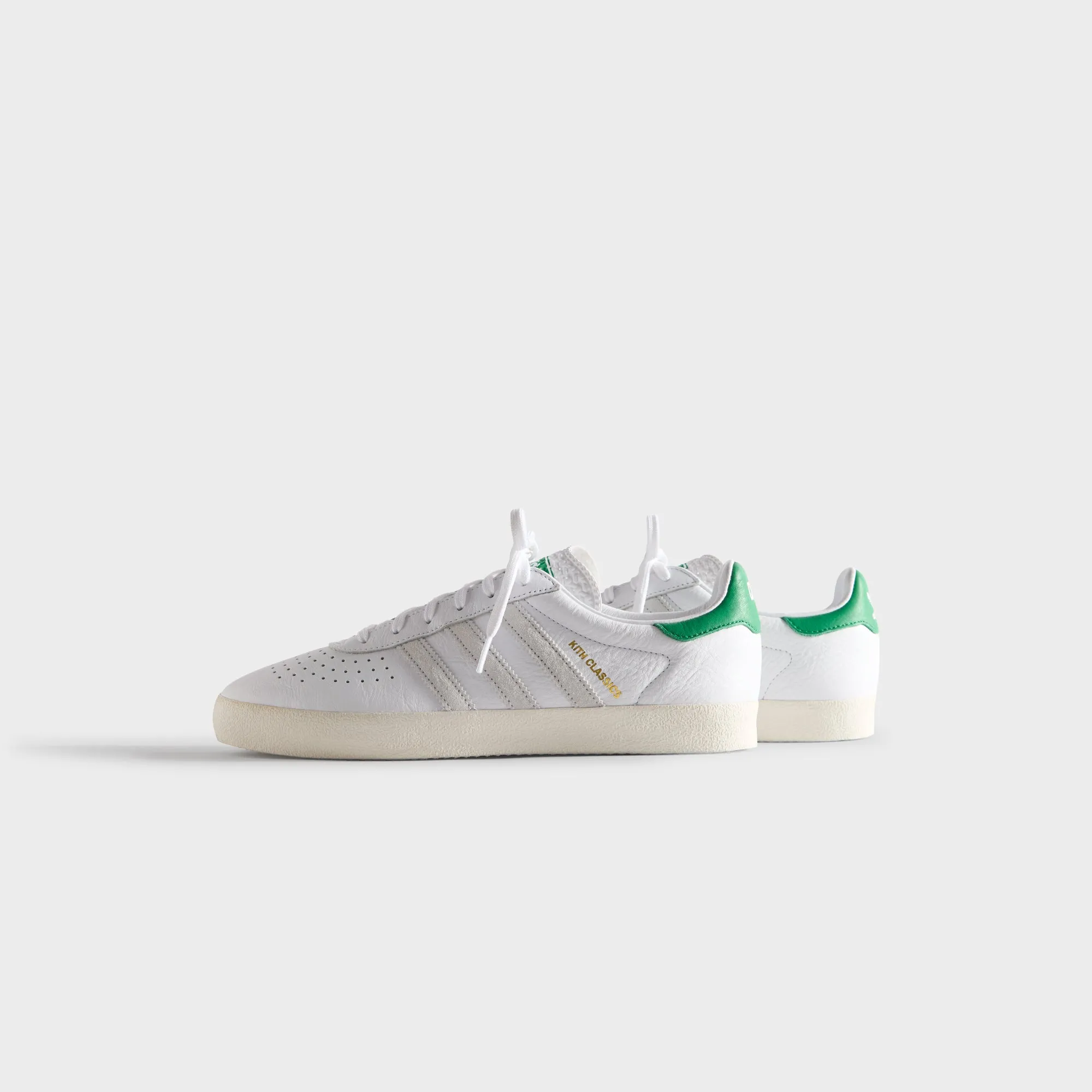 Kith Classics For Adidas Originals As350 - White / Green Stretchable Front Panel Casual Design