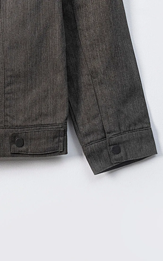 Arch Cushioning Technology Corduroy Collar Full Sleeve Jacket Olive