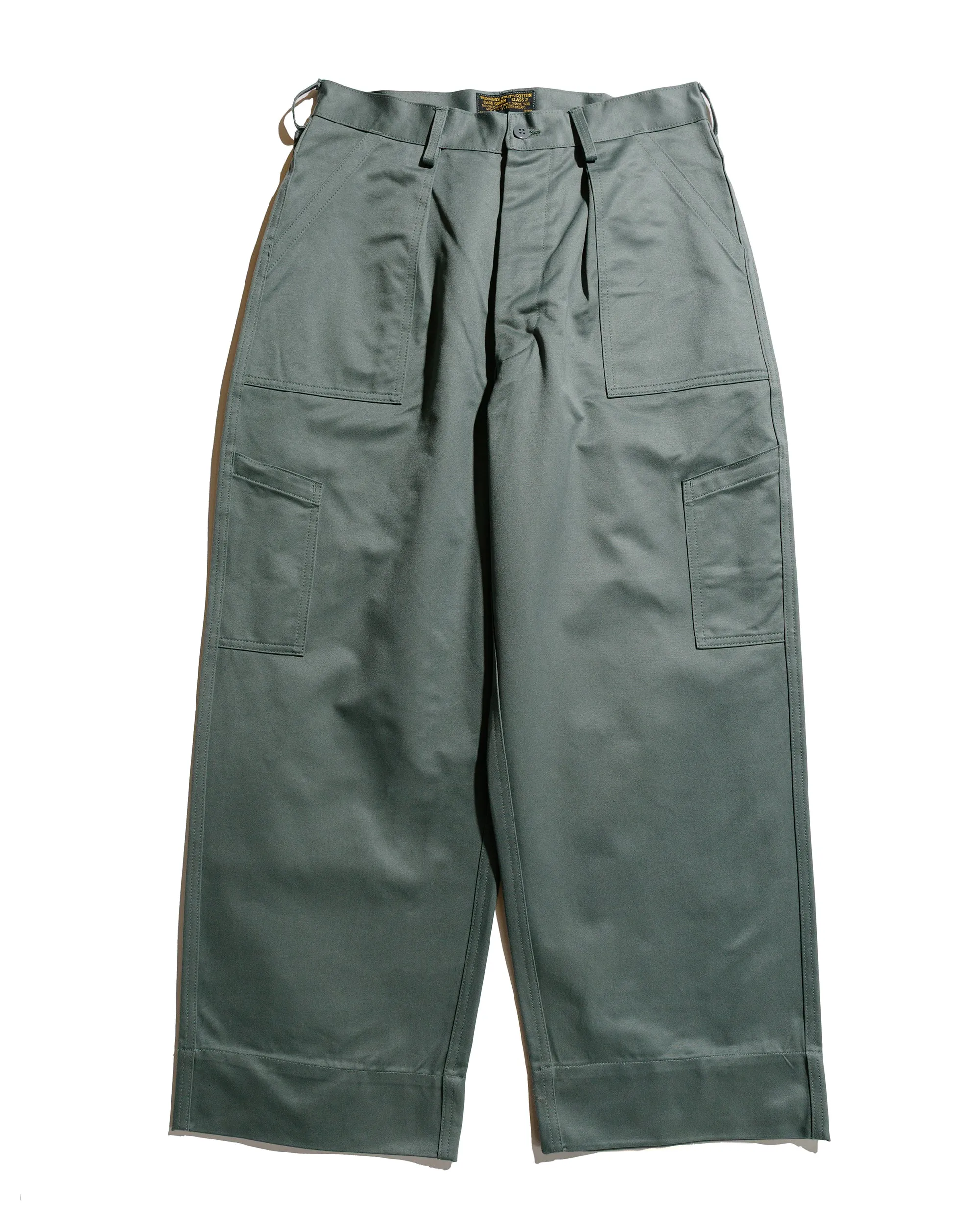 The Real Mccoy'S Mp22103 Trousers, Utility, Cotton / Usaf Sage Green Versatile Application