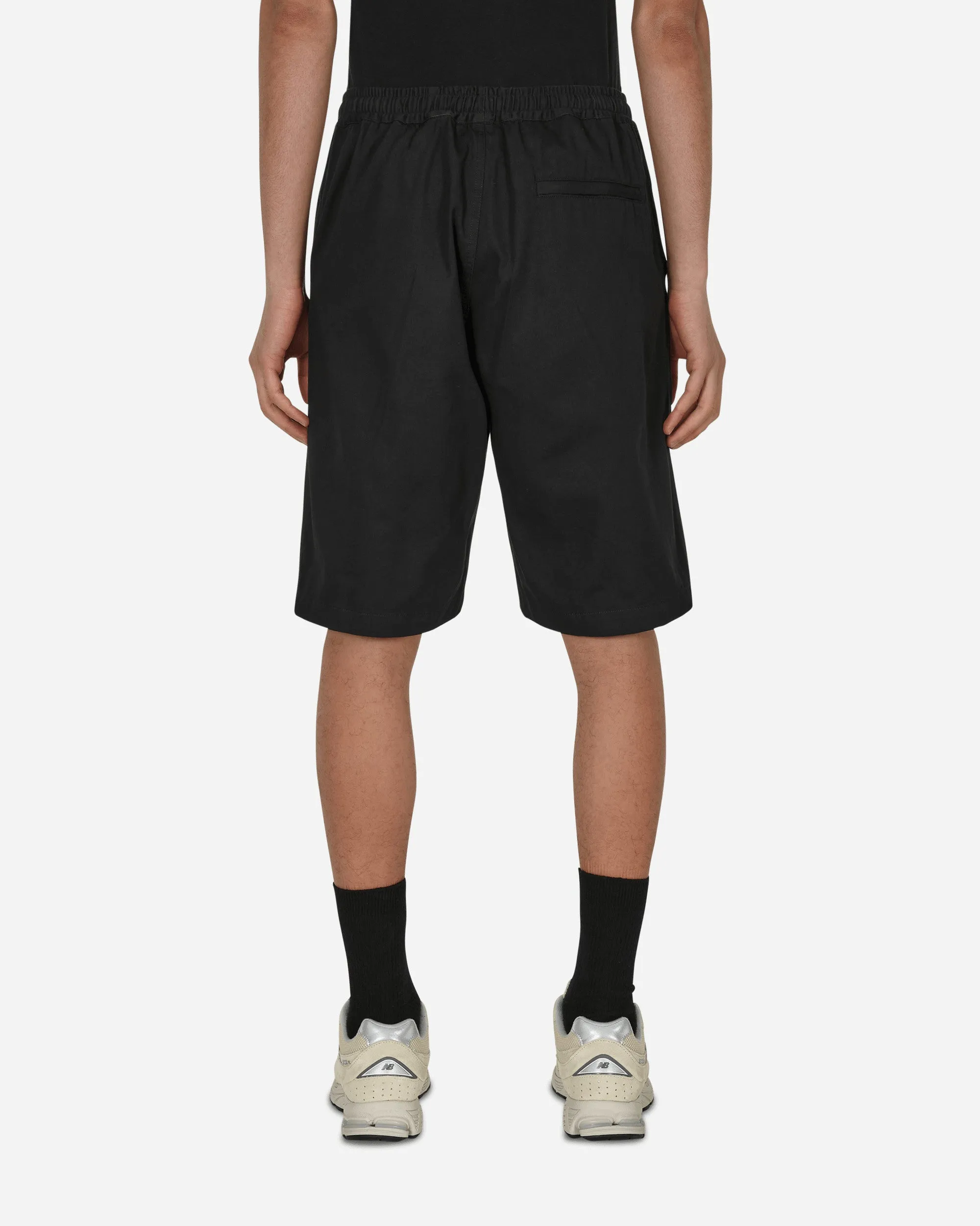 Soft Front Seams Yacht Rental Shorts Black