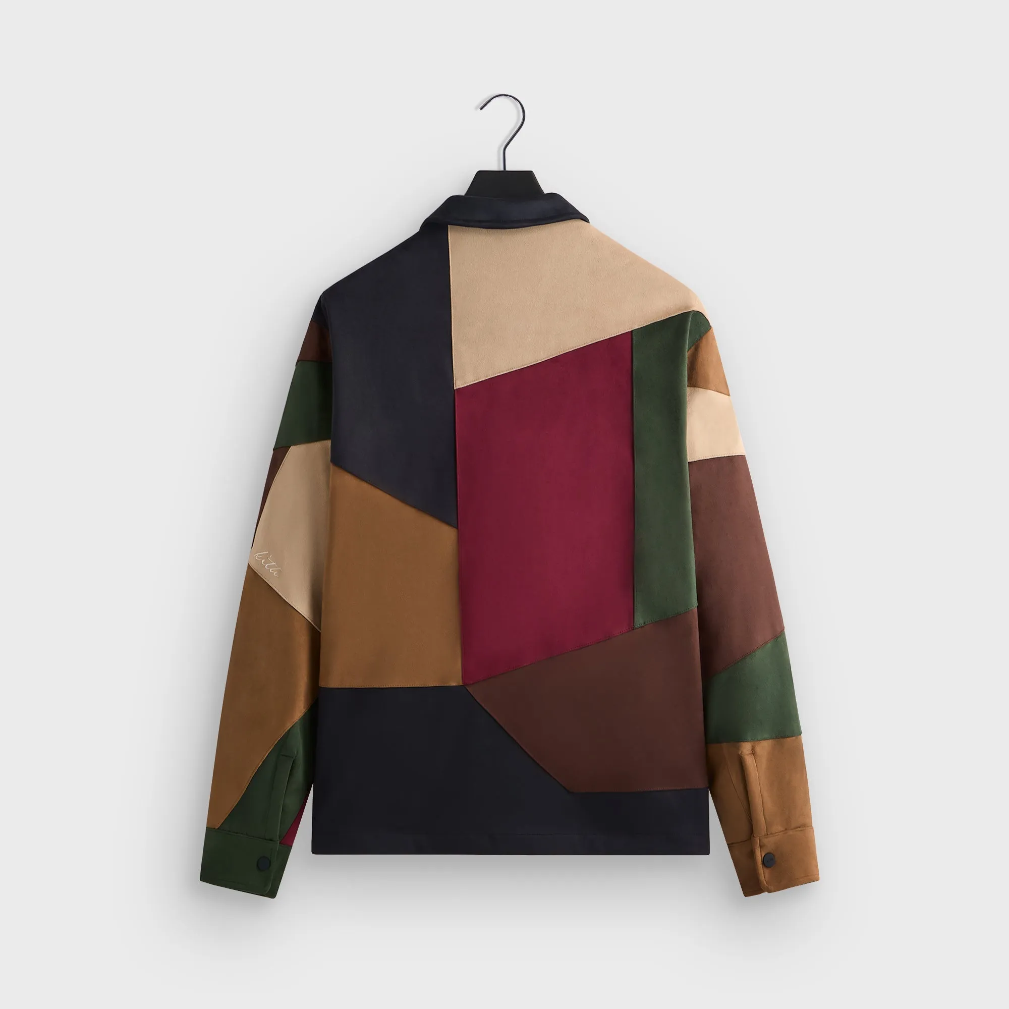 Iron-Free Kith Microsuede Patchwork Pirlo Jacket - Nocturnal