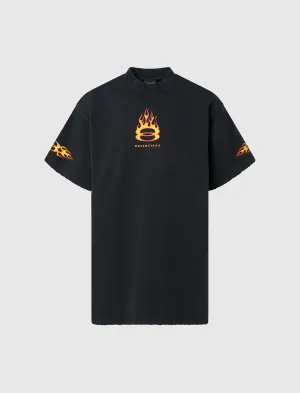 Burning Unity T-Shirt Tabbed Comfortable Drinking