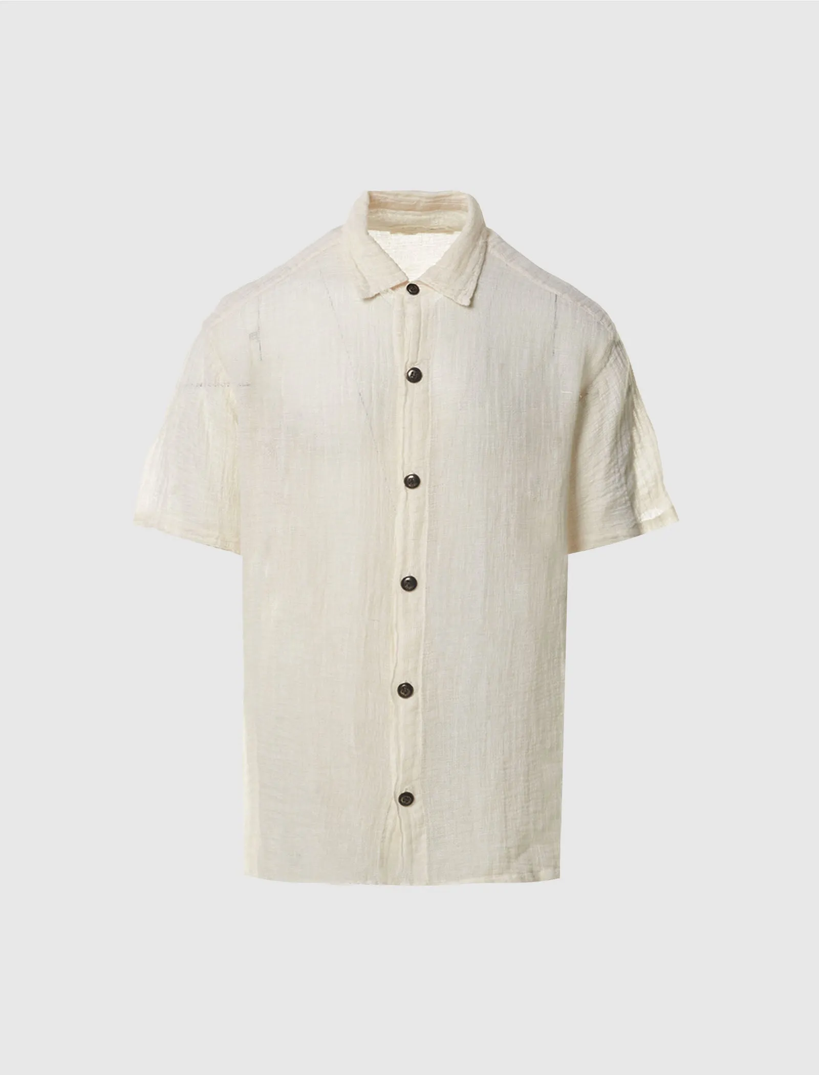 Ultra - Breathable Mesh Short Sleeve Boxy Shirt