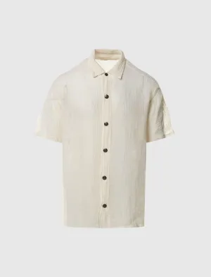 Ultra - Breathable Mesh Short Sleeve Boxy Shirt