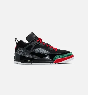 Spizike Low Mens Lifestyle Shoe - Black/Classic Green/White/Varsity Red Opaque Heels