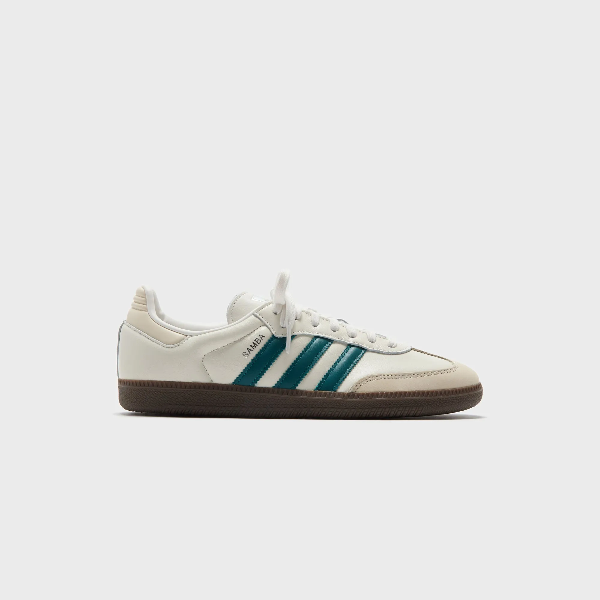 Padded Armrests Heat-Sealed Padding Adidas Wmns Samba Og - Cloud White / Legacy Teal / Wonder White