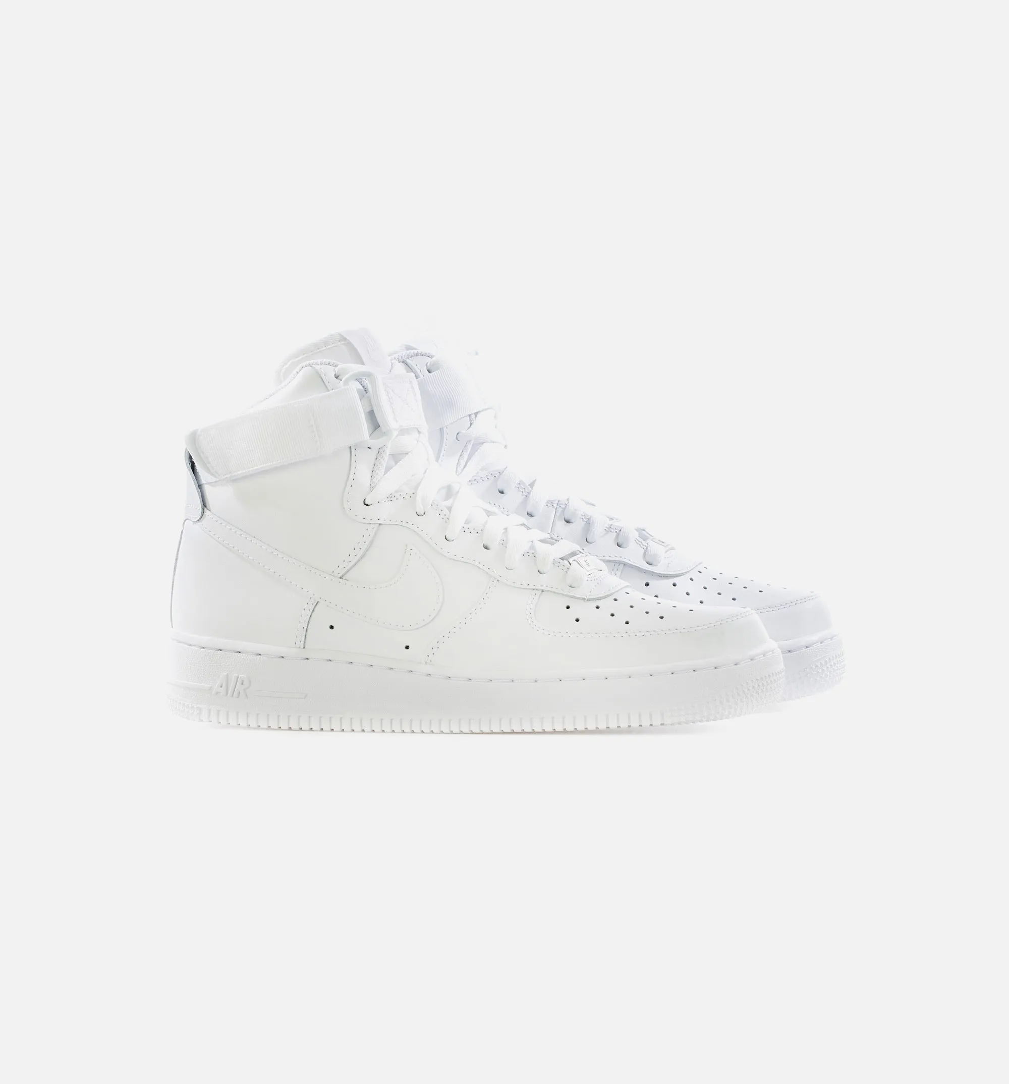 Durable Straps Design Breathable Insole Structure Air Force 1 '07 High Mens Lifestyle Shoe - White