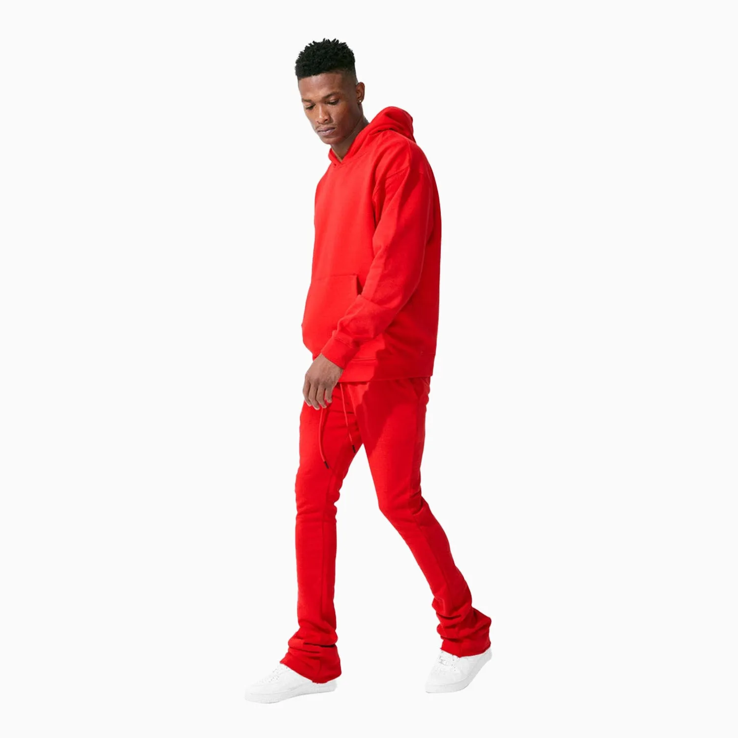 Block Heel Men'S Fleece Uptown Stacked Sweat Pant