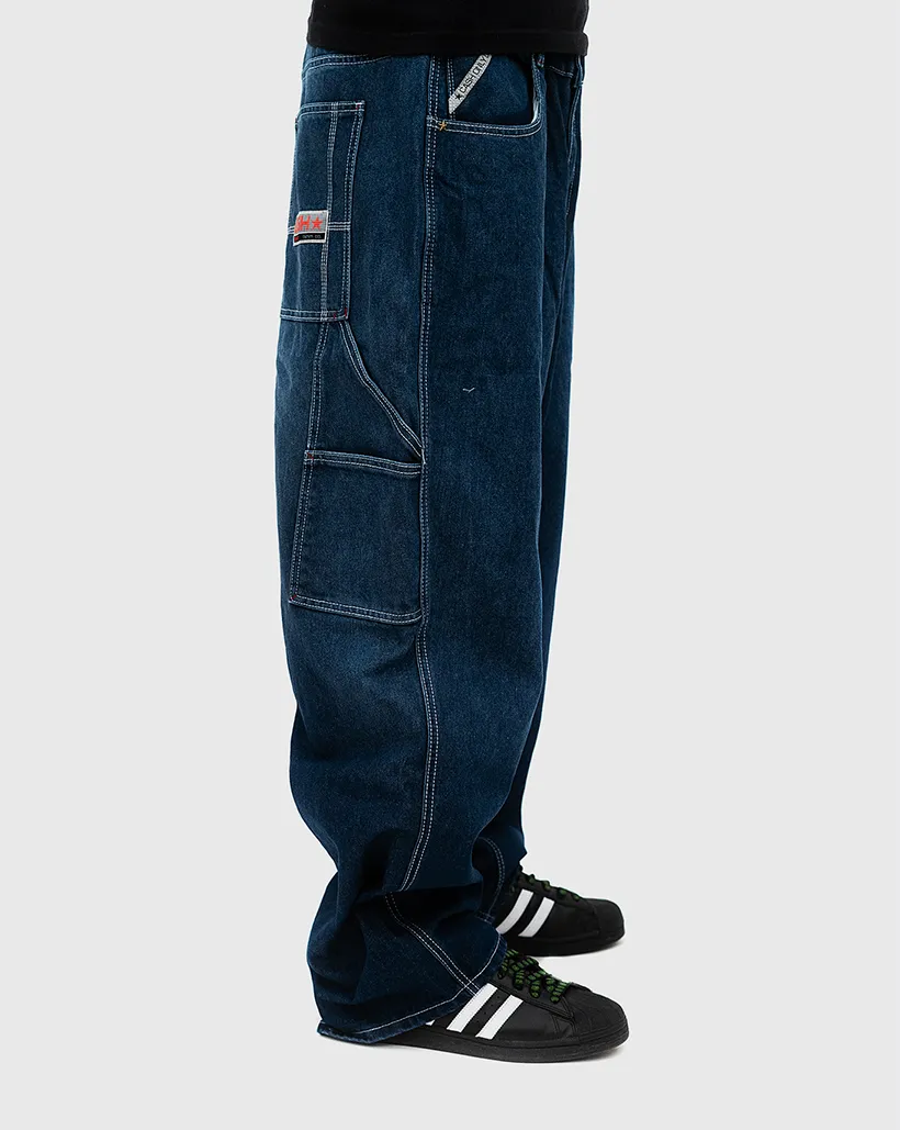 Cash Only Company Denim Jeans - Distress Washed Blue Comfortable Fashion Worn Socks