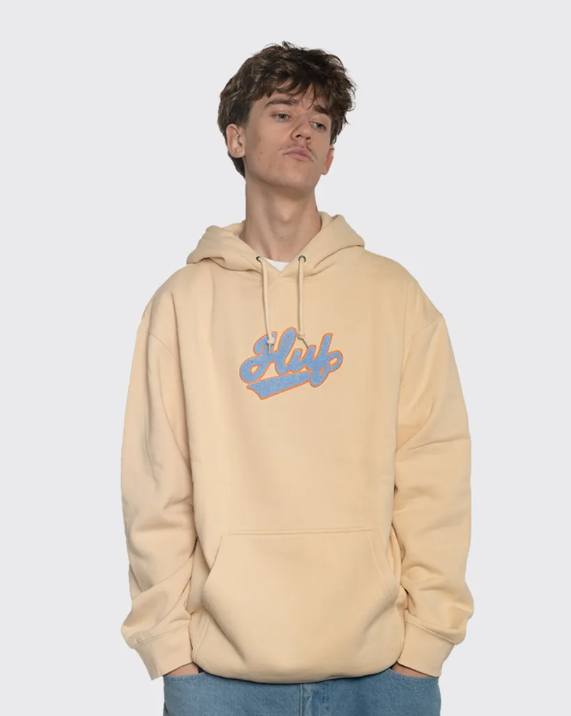 Print Synthetic Sole Huf Worldwide Pop Fly Hoodie - Wheat