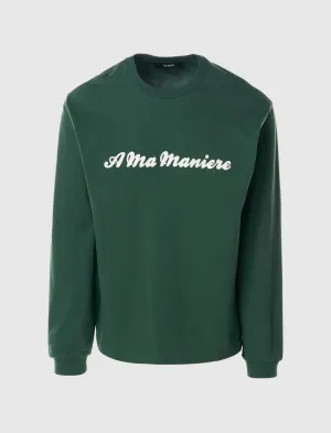 Trendsetting Design Amm Script Long Sleeve Tee