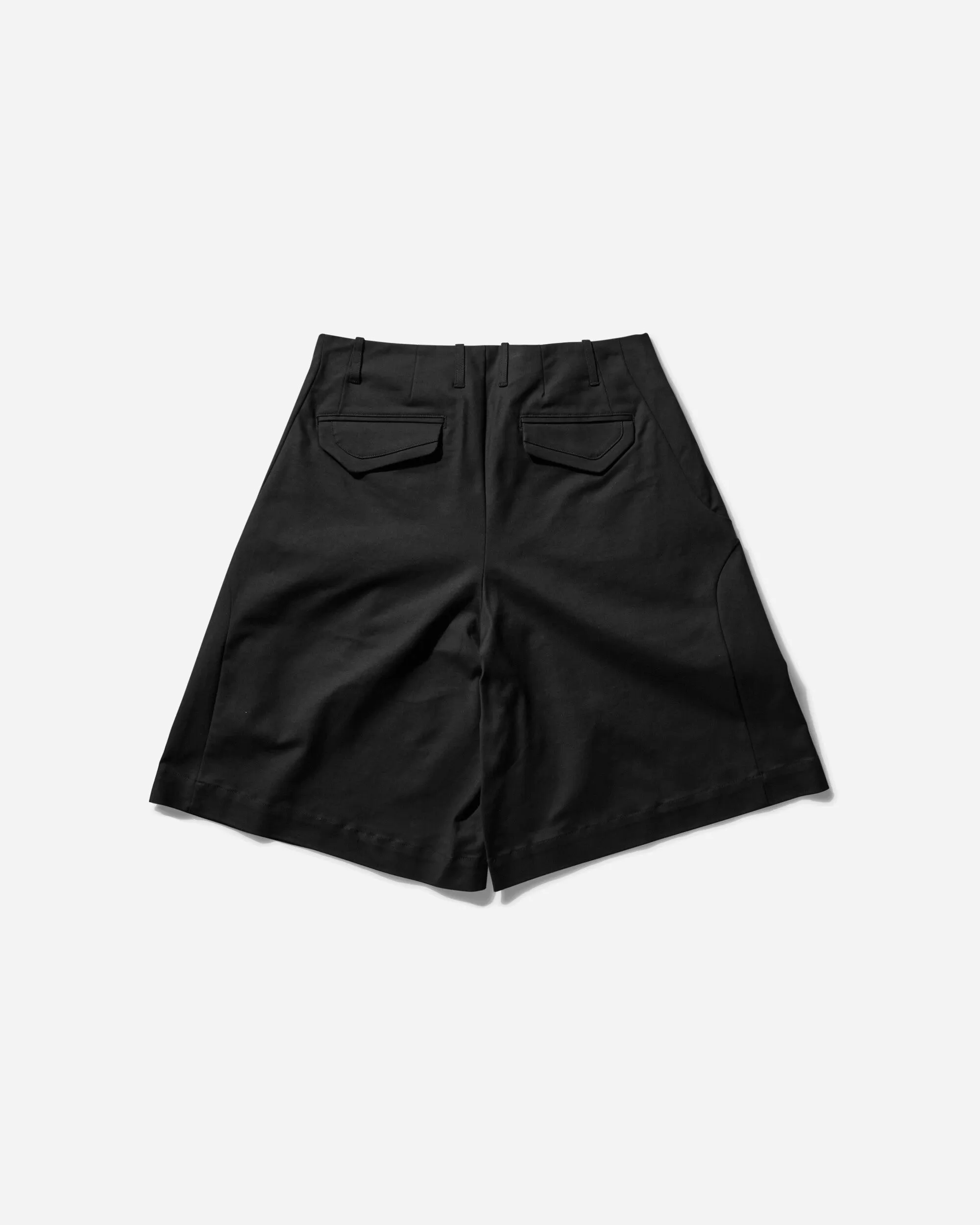 Men'S Static Shorts Shungite Black Faux Leather Layer