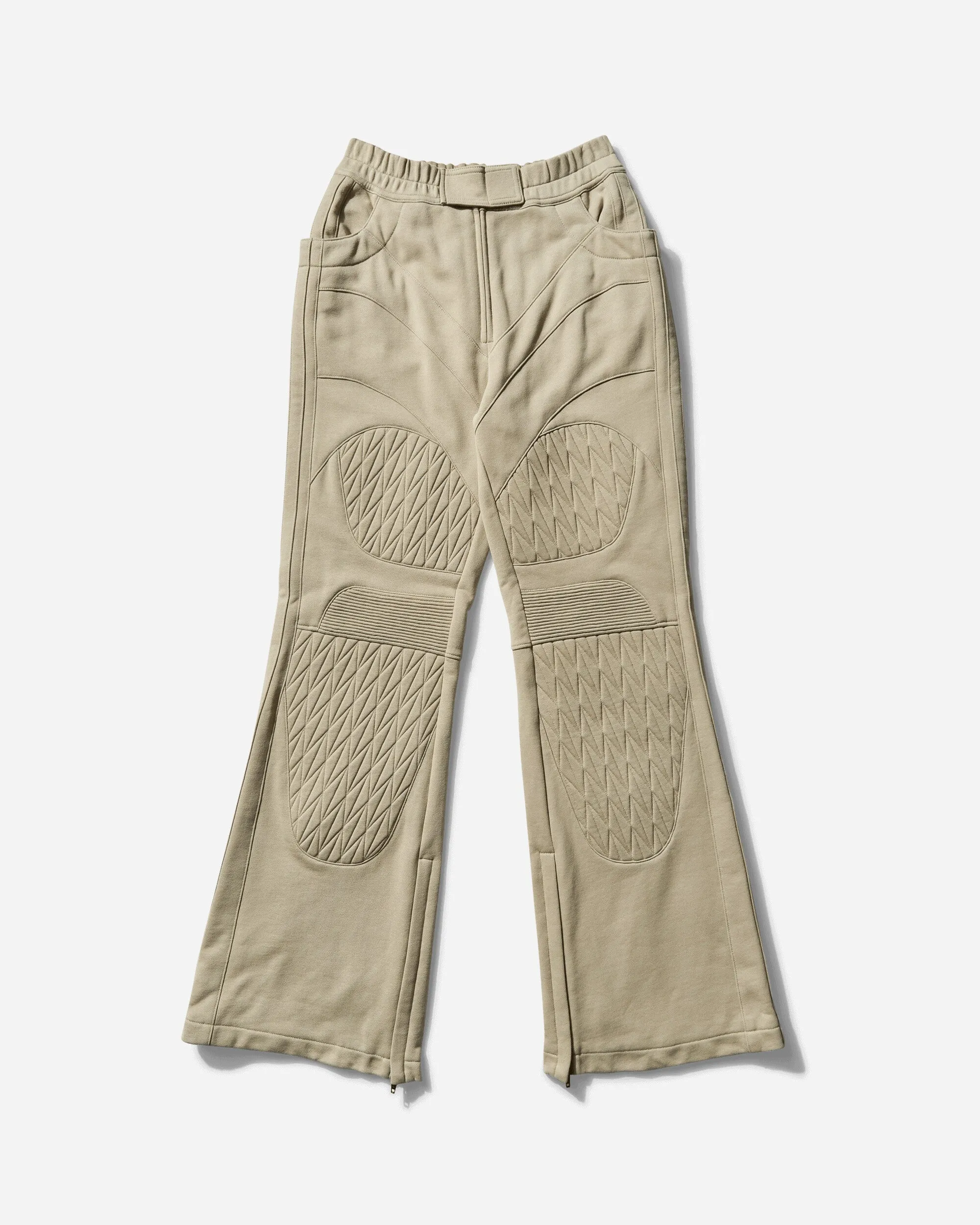 Men'S Quilted Biker Sweatpants Sand Soft Outer Blouson Jacket