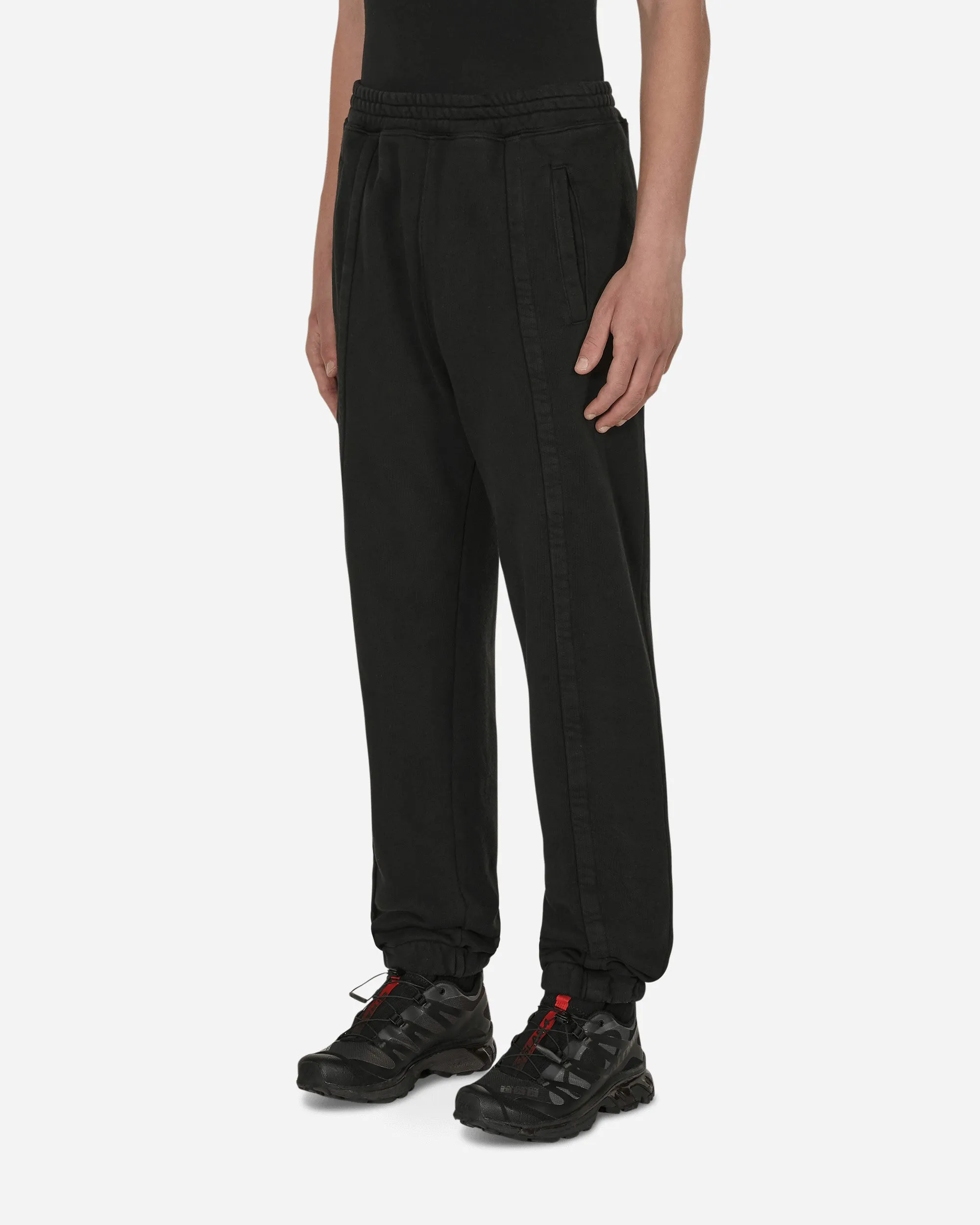 Panel Basic Sweatpants Black Hoodie T Shirt Upper Smocking