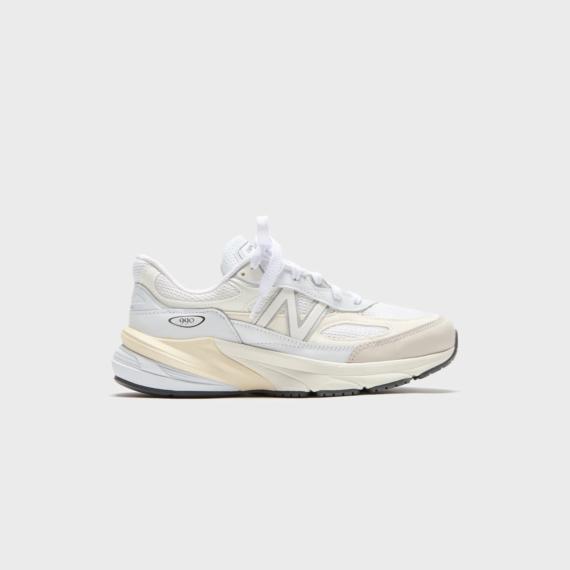 New Balance Made In Usa 990V6 - White / Sea Salt Comfort Slip