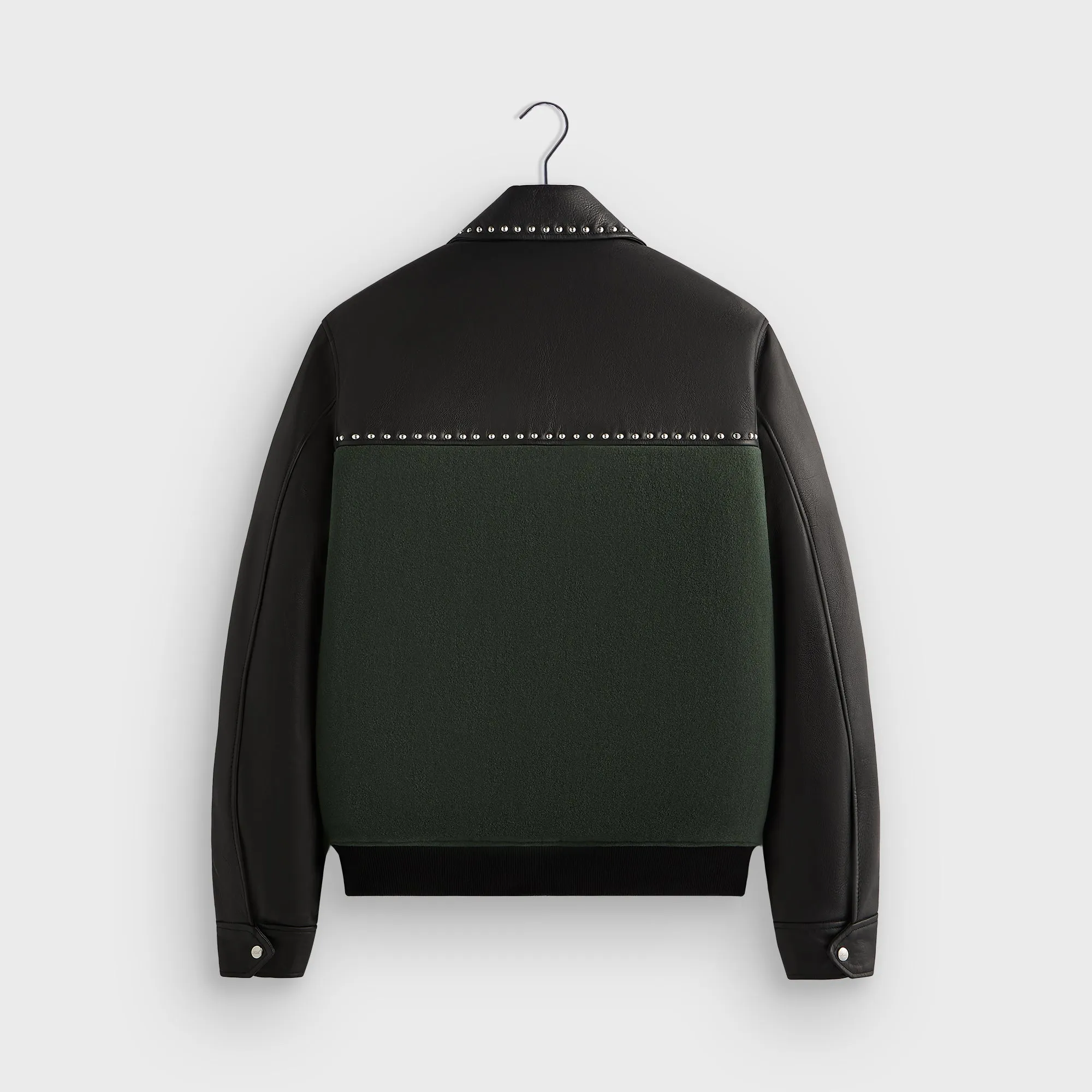 Kith Leather Combo Varsity Jacket - Machine Classic Product