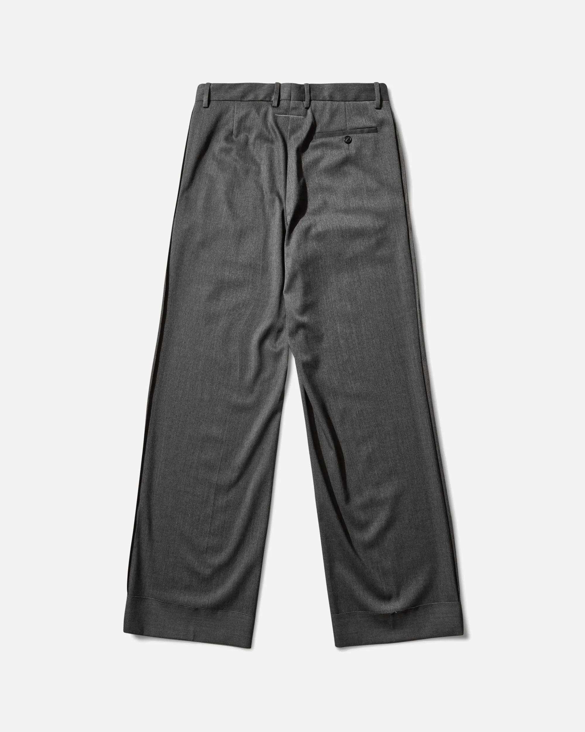 Low-Elasticity Men'S Tailored Trousers Dark Grey