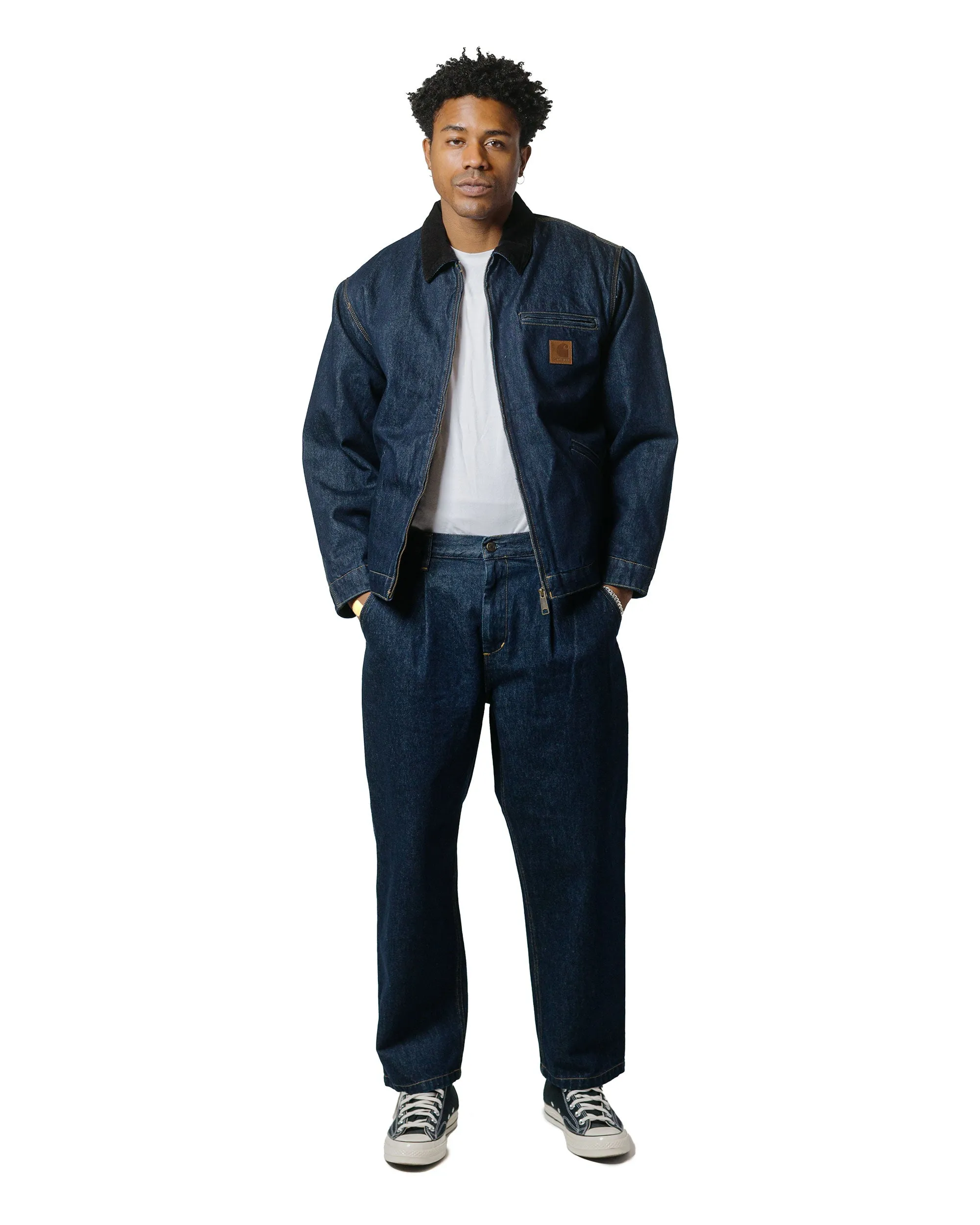 Hood With Hypoallergenic Materials Carhartt W.I.P. Jace Pant Denim Blue Rinsed