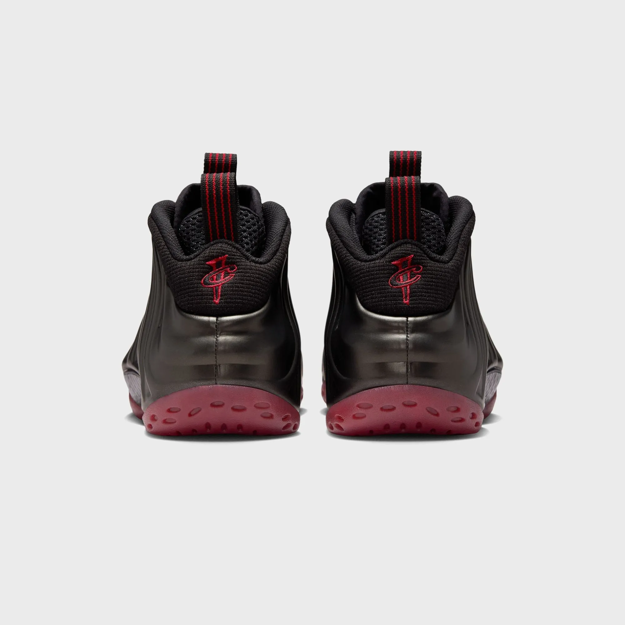 Nike Air Foamposite One - Black / Varsity Red Comfortable Toe Box Padding Anti Tear