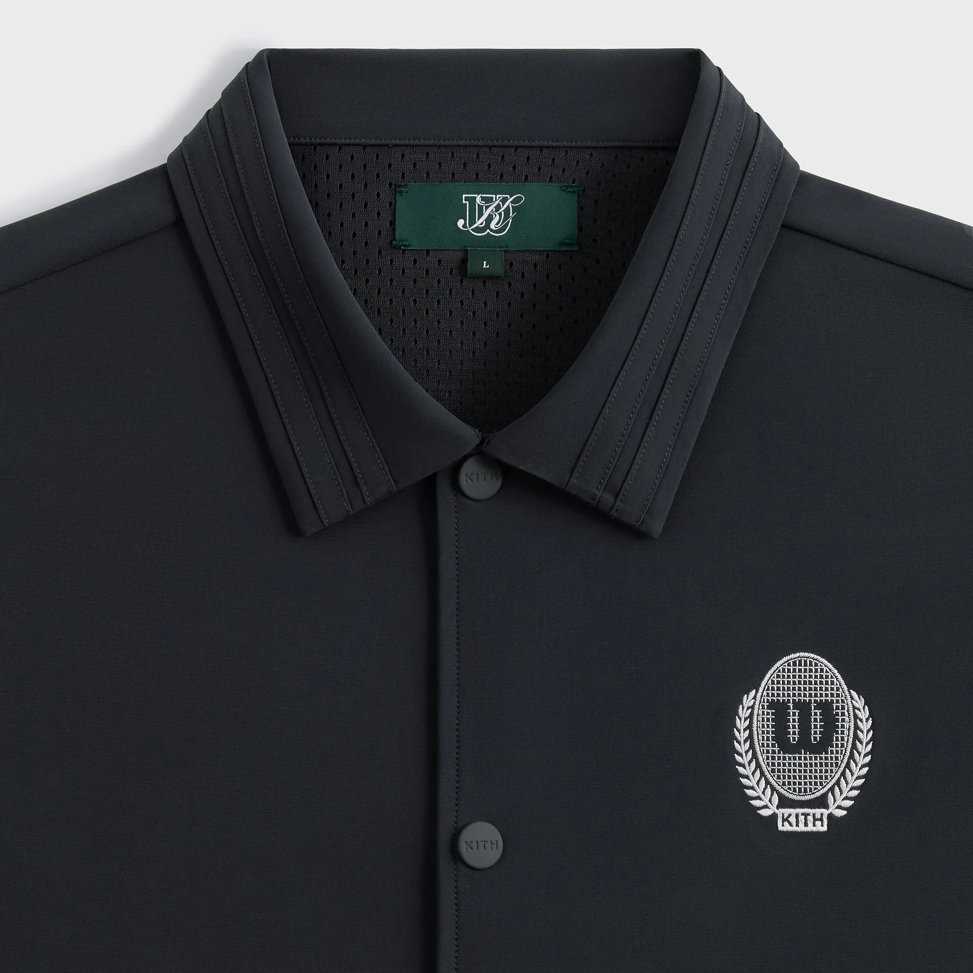 Kith For Wilson Coaches Jacket - Black Stretchable" Comfortable With Different Sock Group Behaviors