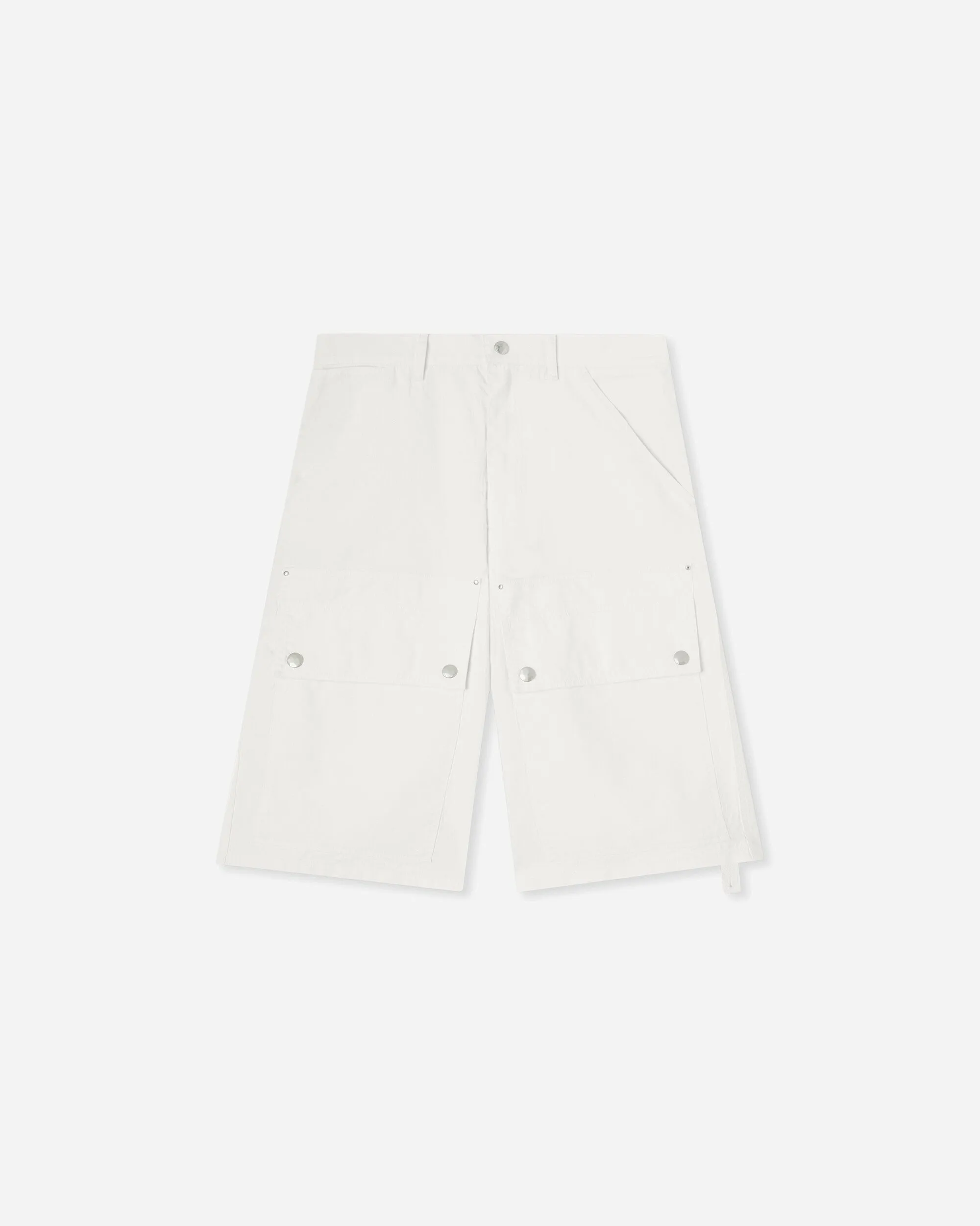 Men'S Chino Shorts Snow White Padded Linings Smooth Armholes