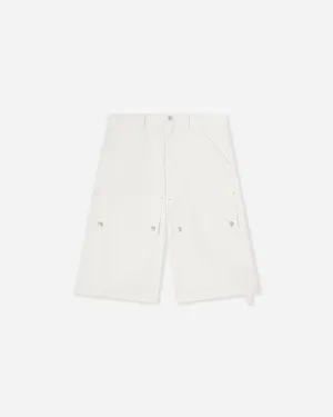 Men'S Chino Shorts Snow White Padded Linings Smooth Armholes