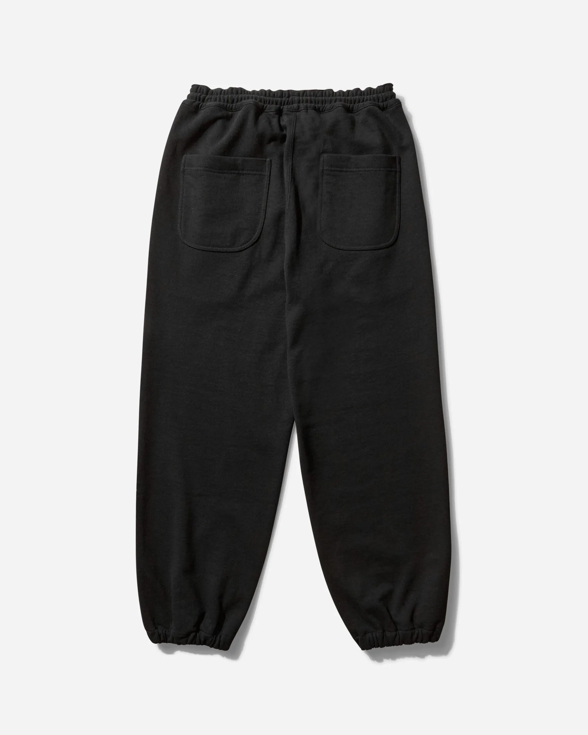 Men'S Logo Cotton Sweatpants Black Strong Hemp